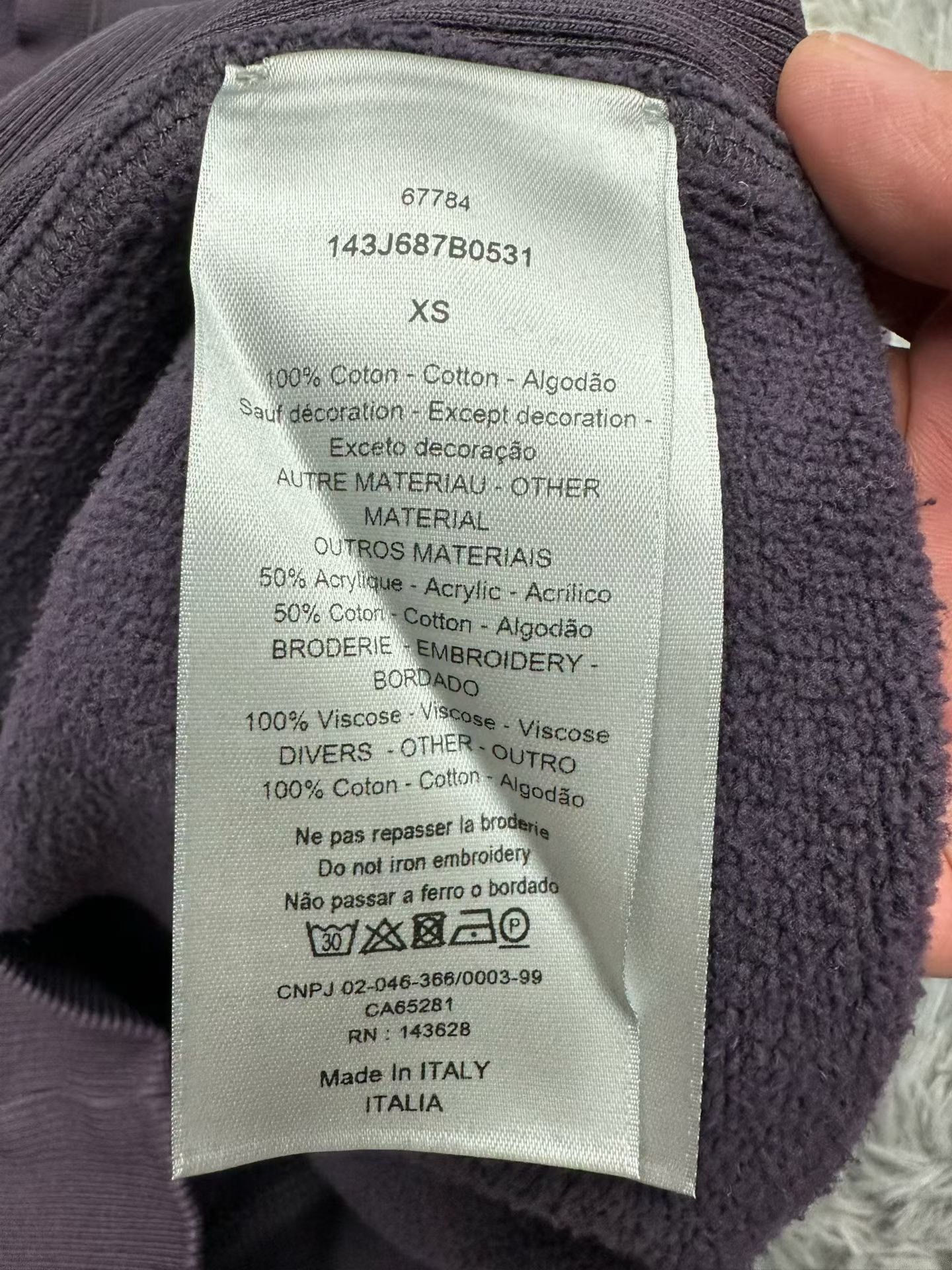 Dior Dior Collab Embroidered Hoodie xs Men Size US XS / EU 42 / 0 - 3 Thumbnail