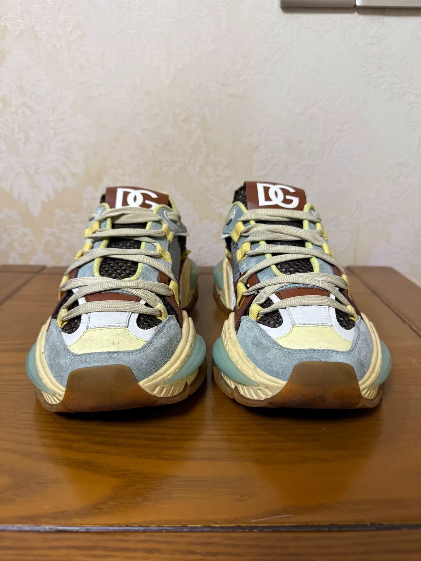 Dolce & Gabbana Dolce & Gabbana Orange Lowtop Sneakers 40 Men Size US 7.5 / EU 40-41 - 2 Thumbnail
