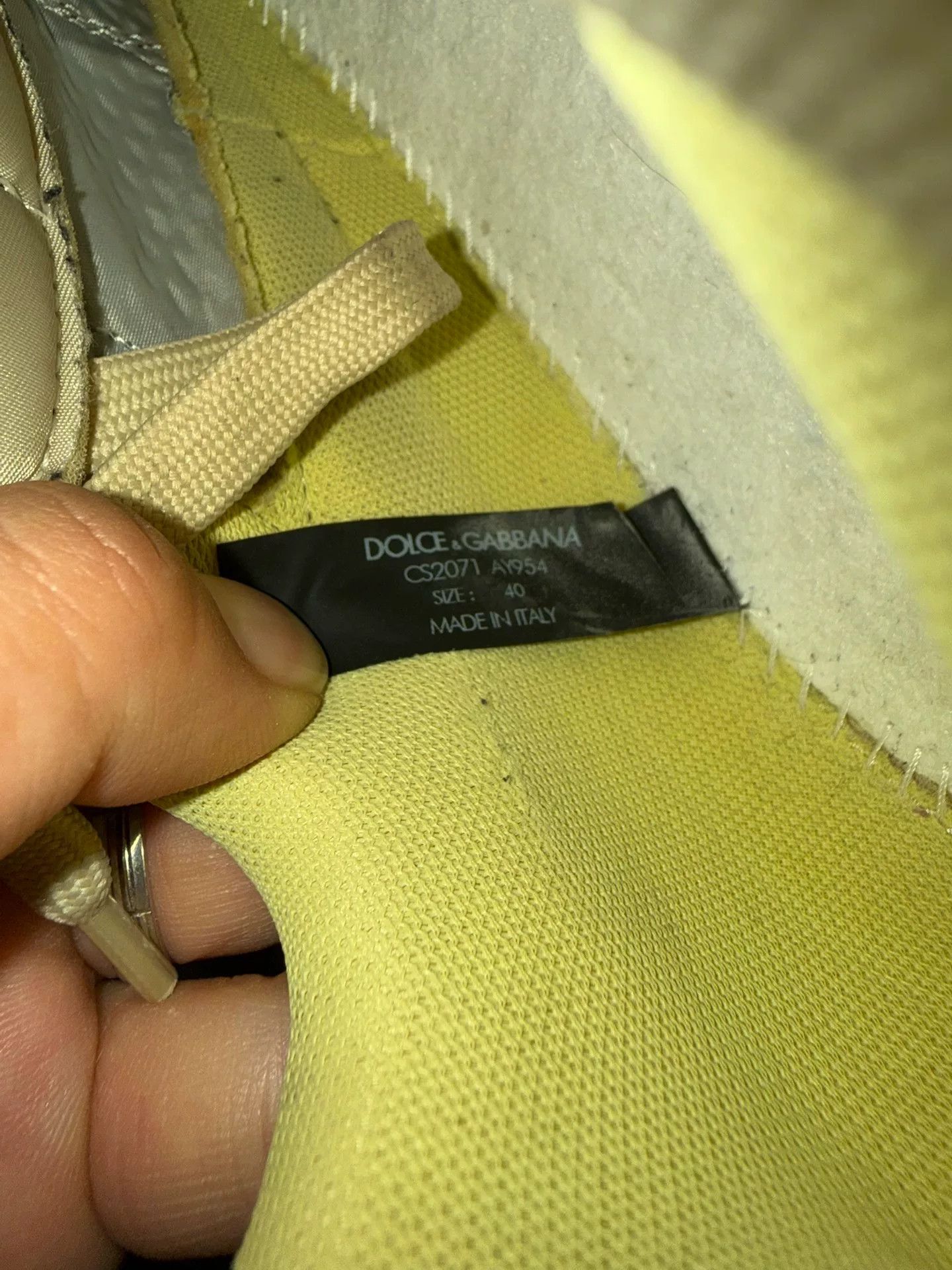 Dolce & Gabbana Dolce & Gabbana Orange Lowtop Sneakers 40 Men Size US 7.5 / EU 40-41 - 7 Thumbnail