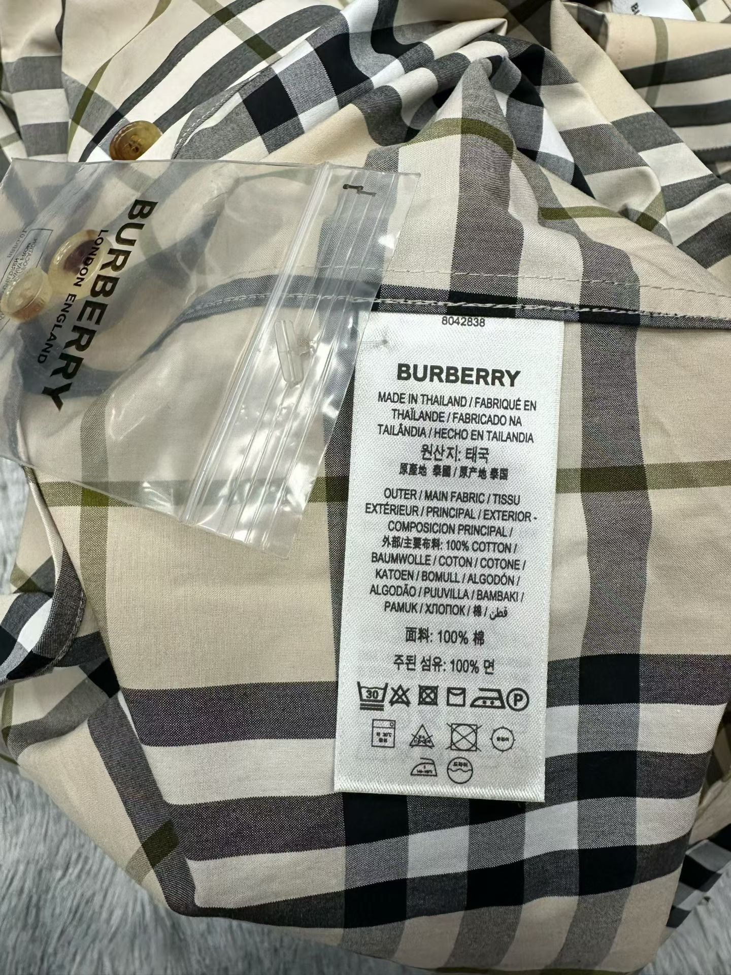 Burberry Burberry Plaid Shirt l Men Size US L / EU 52-54 / 3 - 3 Thumbnail