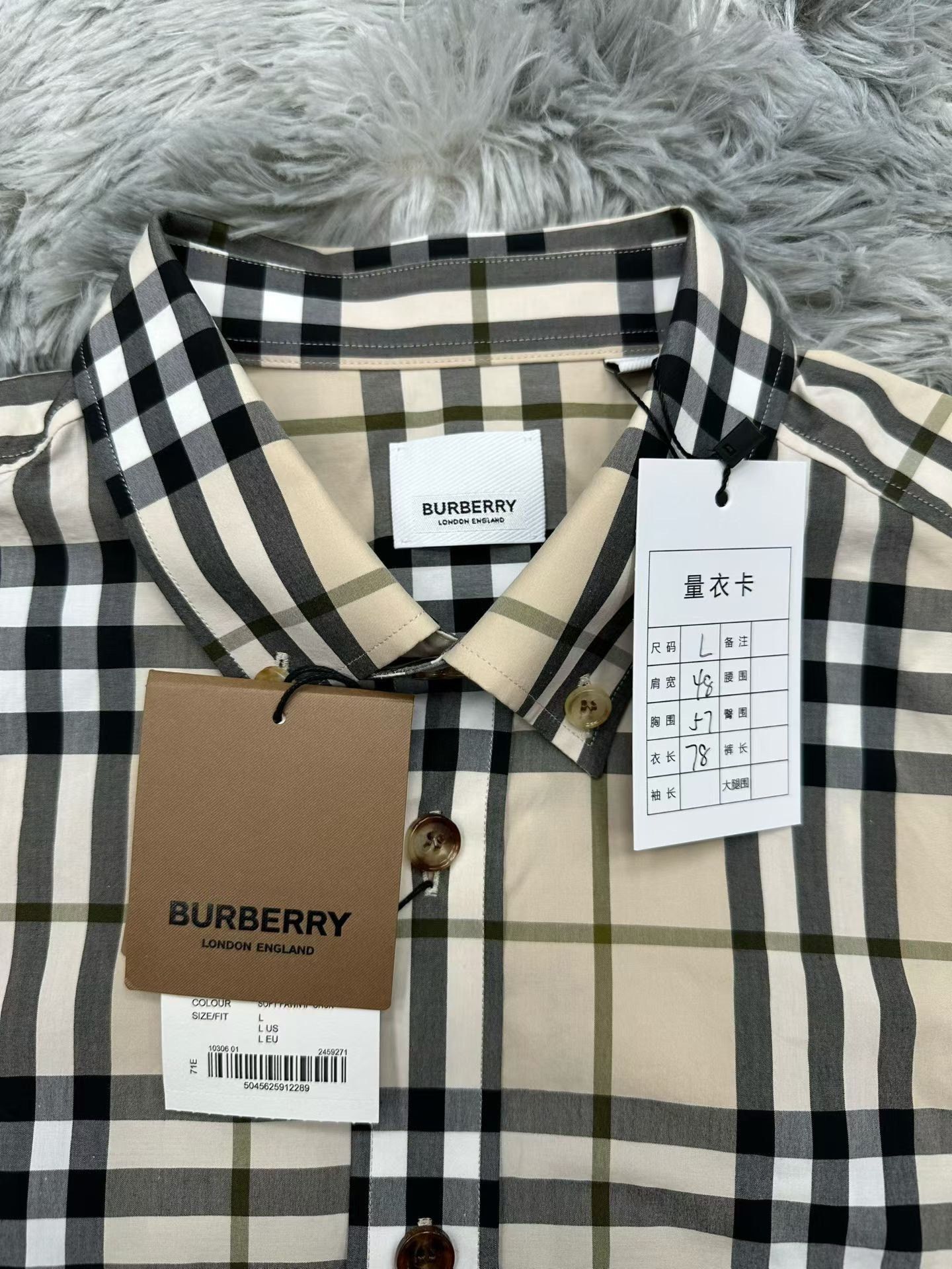 Burberry Burberry Plaid Shirt l Men Size US L / EU 52-54 / 3 - 2 Thumbnail