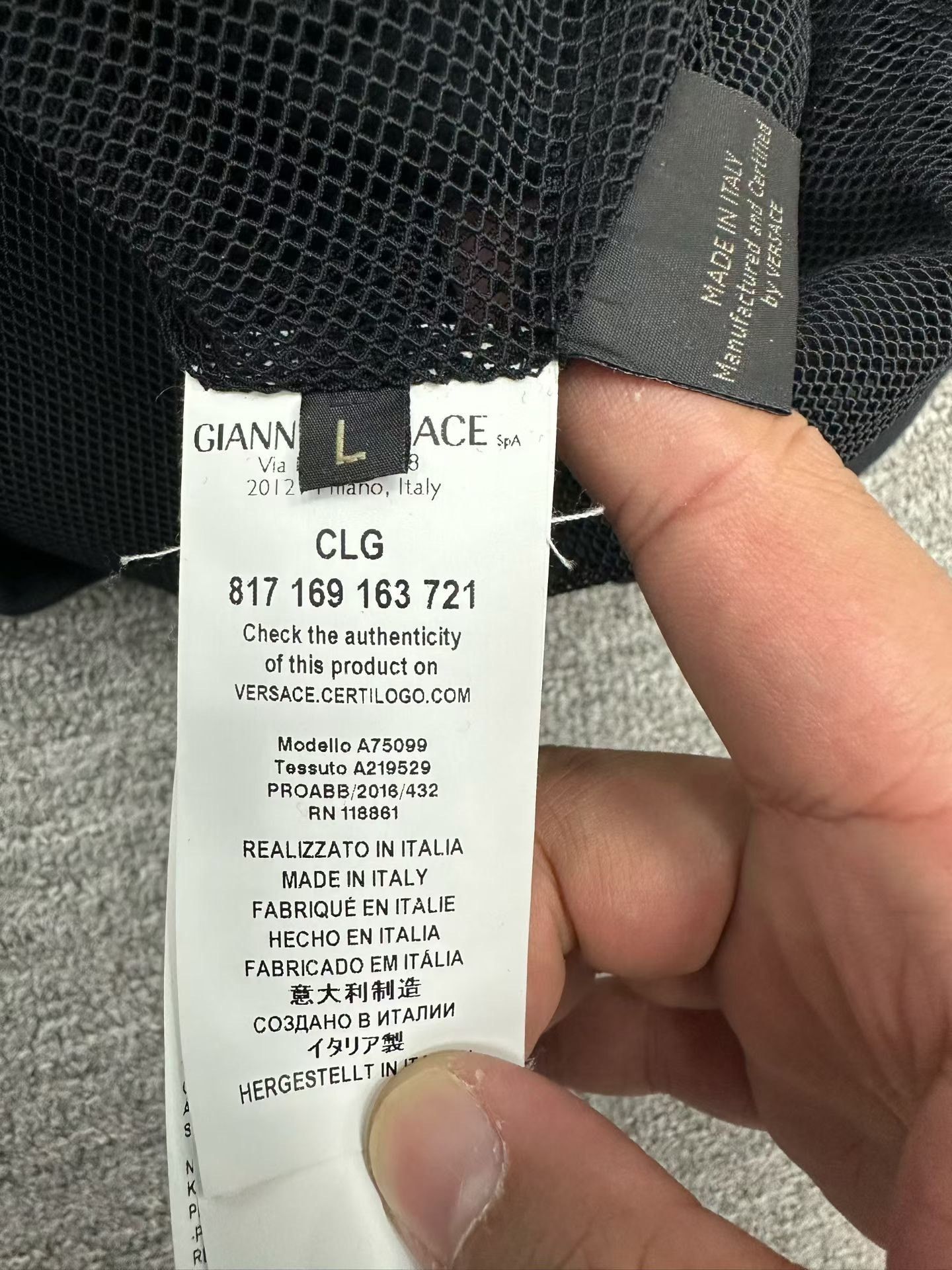 Versace Versace Hoodie l Men Size US L / EU 52-54 / 3 - 4 Thumbnail