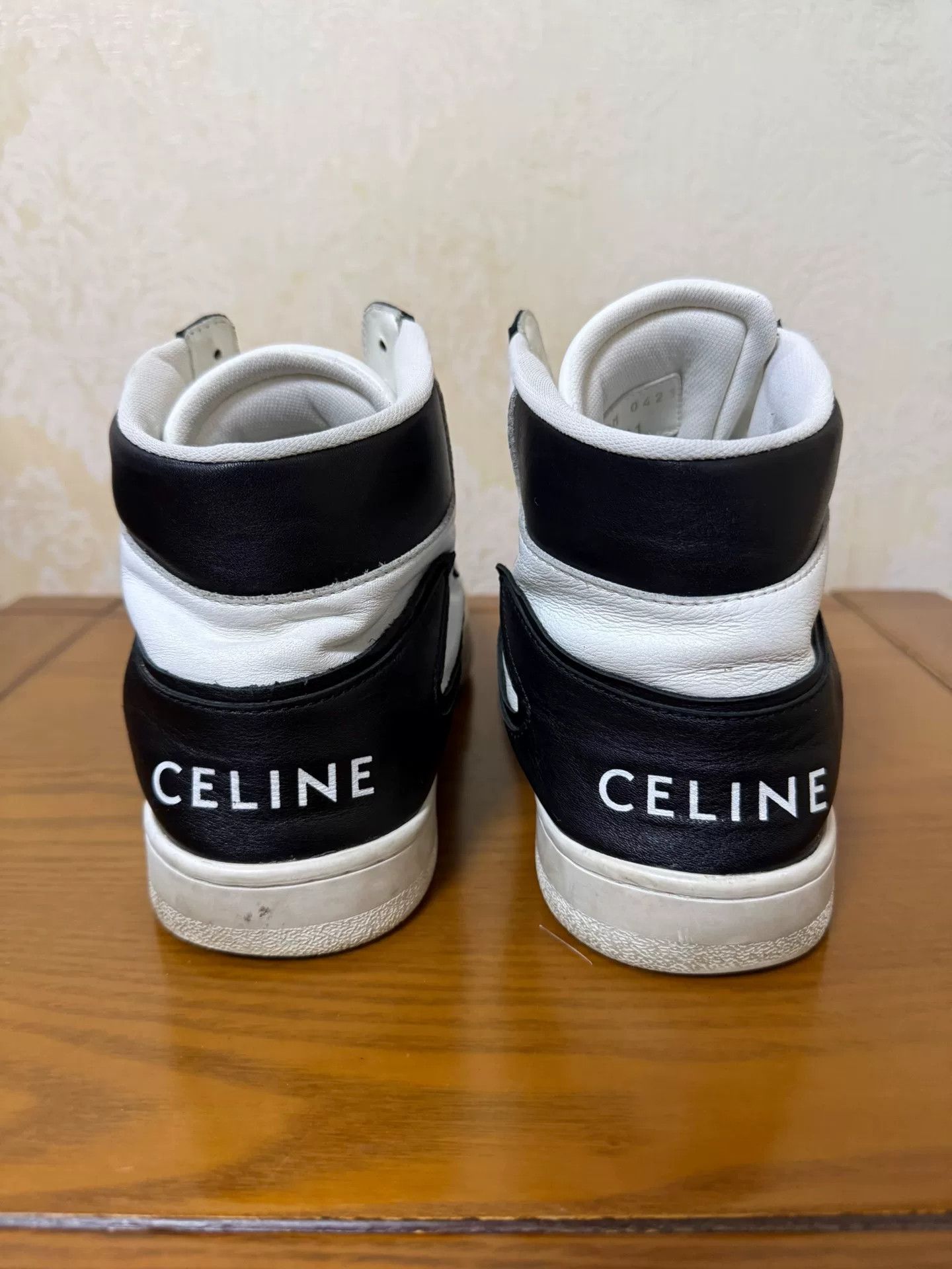 Celine Celine Retro Black Hitop Sneakers 8 Men Size US 8 / EU 41 - 3 Thumbnail