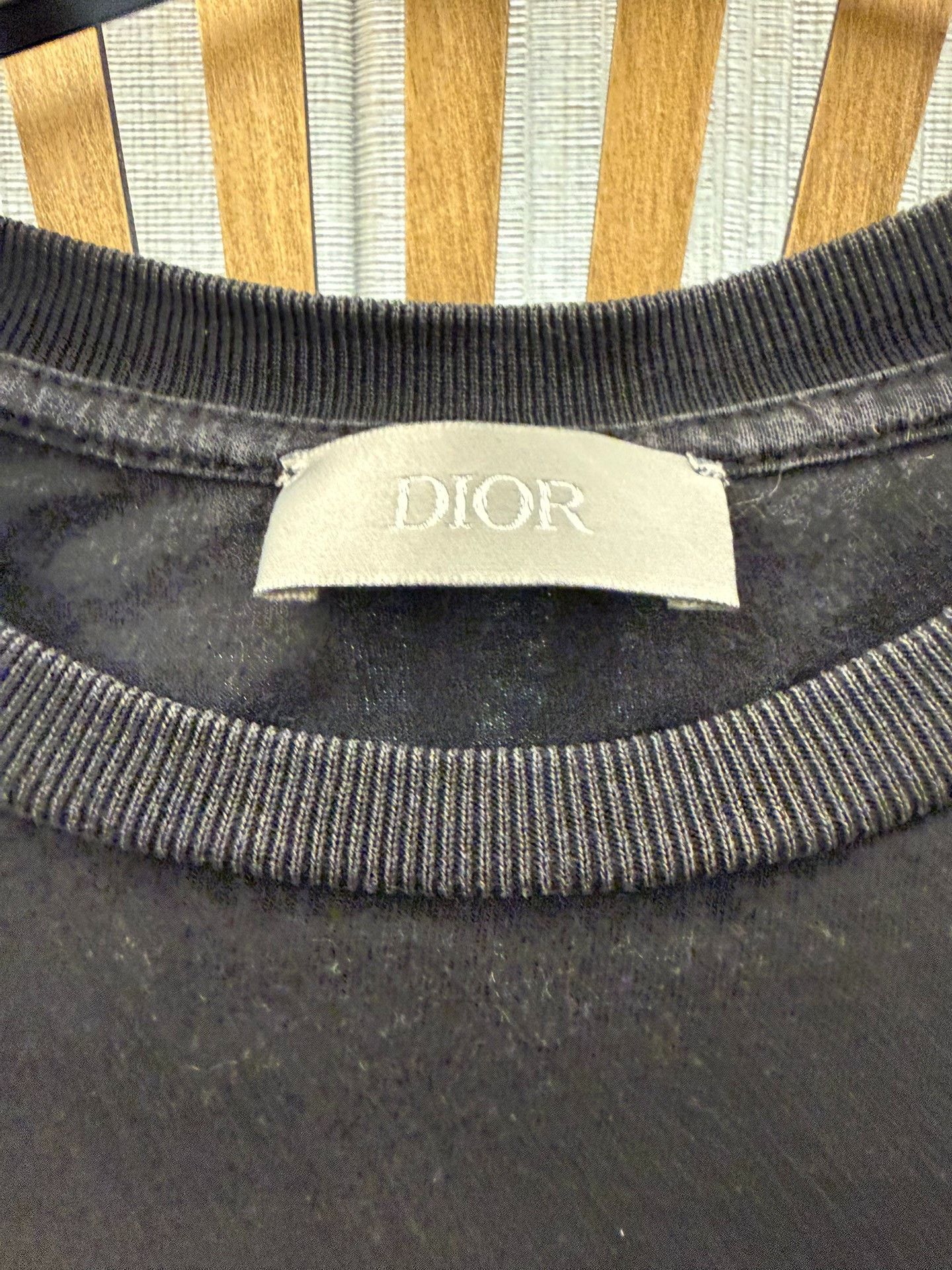 Dior Dior Washed Black T-Shirt S Women Size S / US 4 / IT 40 - 2 Thumbnail