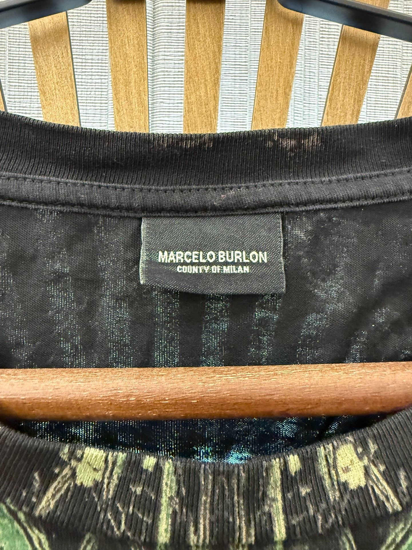 Marcelo Burlon Marcelo Burlon Animal Print Green T-Shirt s Men Size US S / EU 44-46 / 1 - 3 Thumbnail