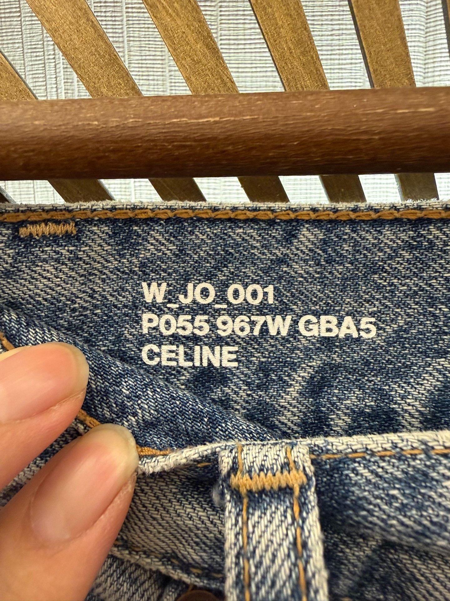 Celine Celine Cotton Blue Jeans 26 Women Size 26" / US 2 / IT 38 - 3 Thumbnail