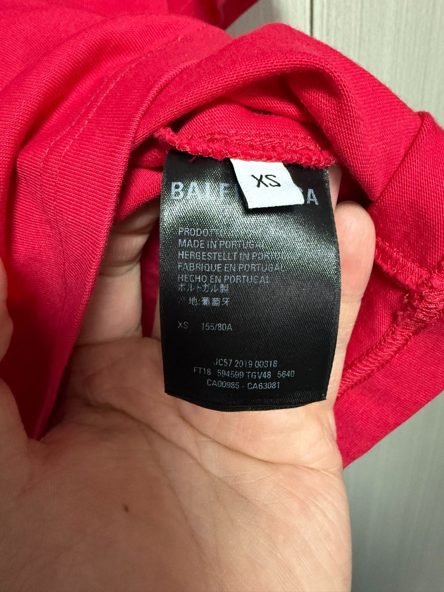 Balenciaga Balenciaga Retro Printed Red T-Shirt XS Men Size US XS / EU 42 / 0 - 2 Thumbnail