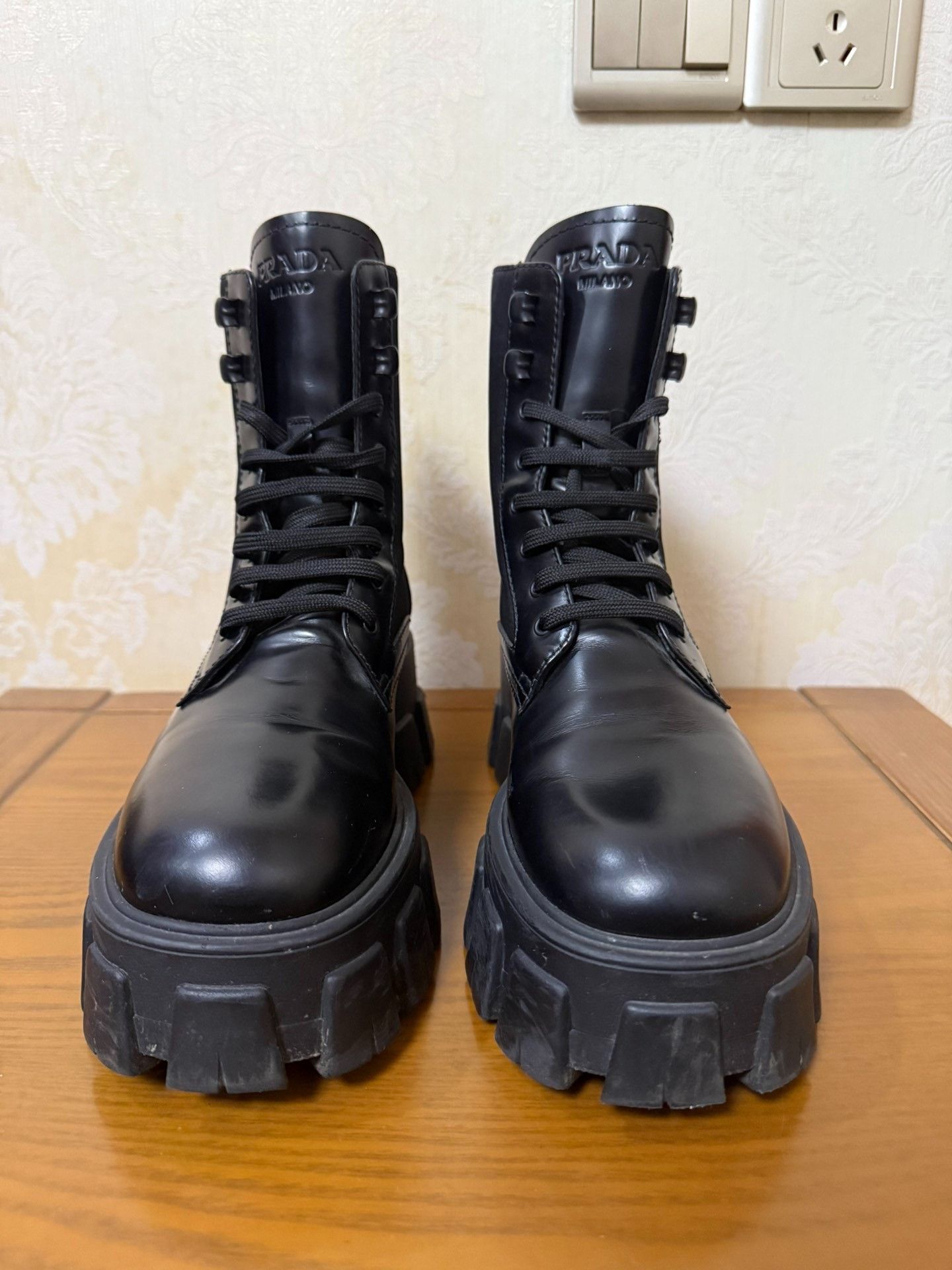 Prada Prada Black Boots us_7 Women Size US 7 / IT 37 - 2 Thumbnail