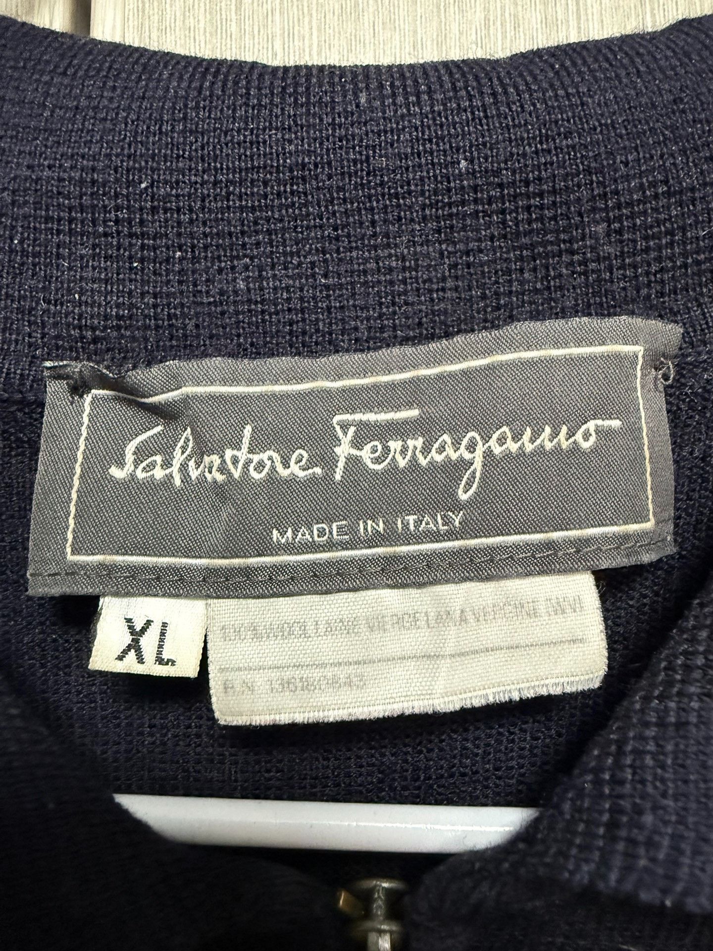 Salvatore Ferragamo Salvatore Ferragamo Wool Blue Sweater xl Men Size US XL / EU 56 / 4 - 3 Thumbnail