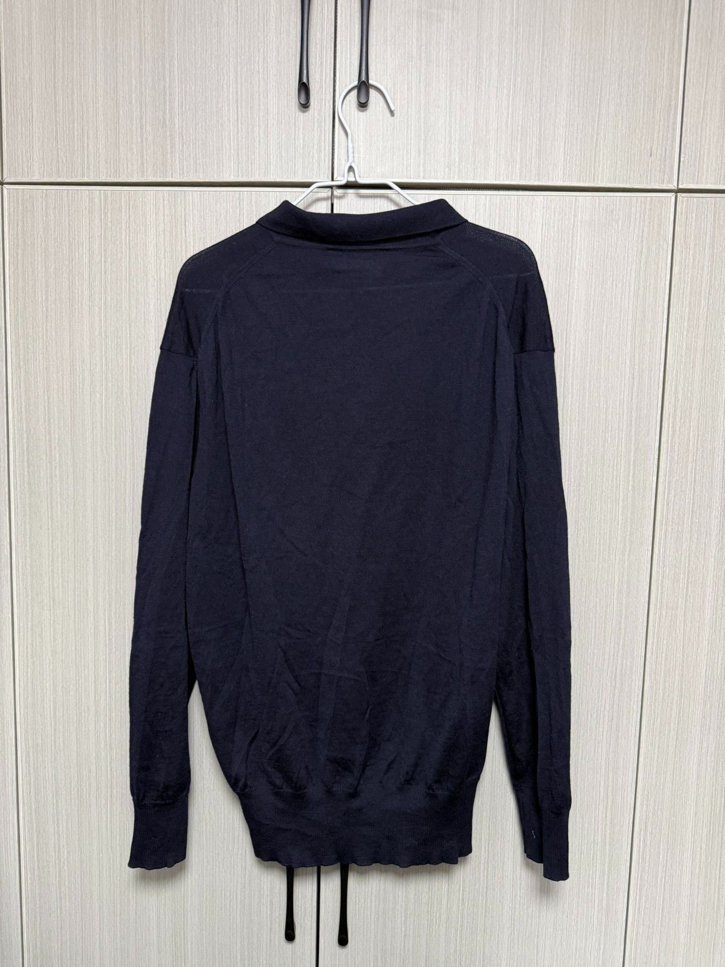 Salvatore Ferragamo Salvatore Ferragamo Wool Blue Sweater xl Men Size US XL / EU 56 / 4 - 2 Thumbnail
