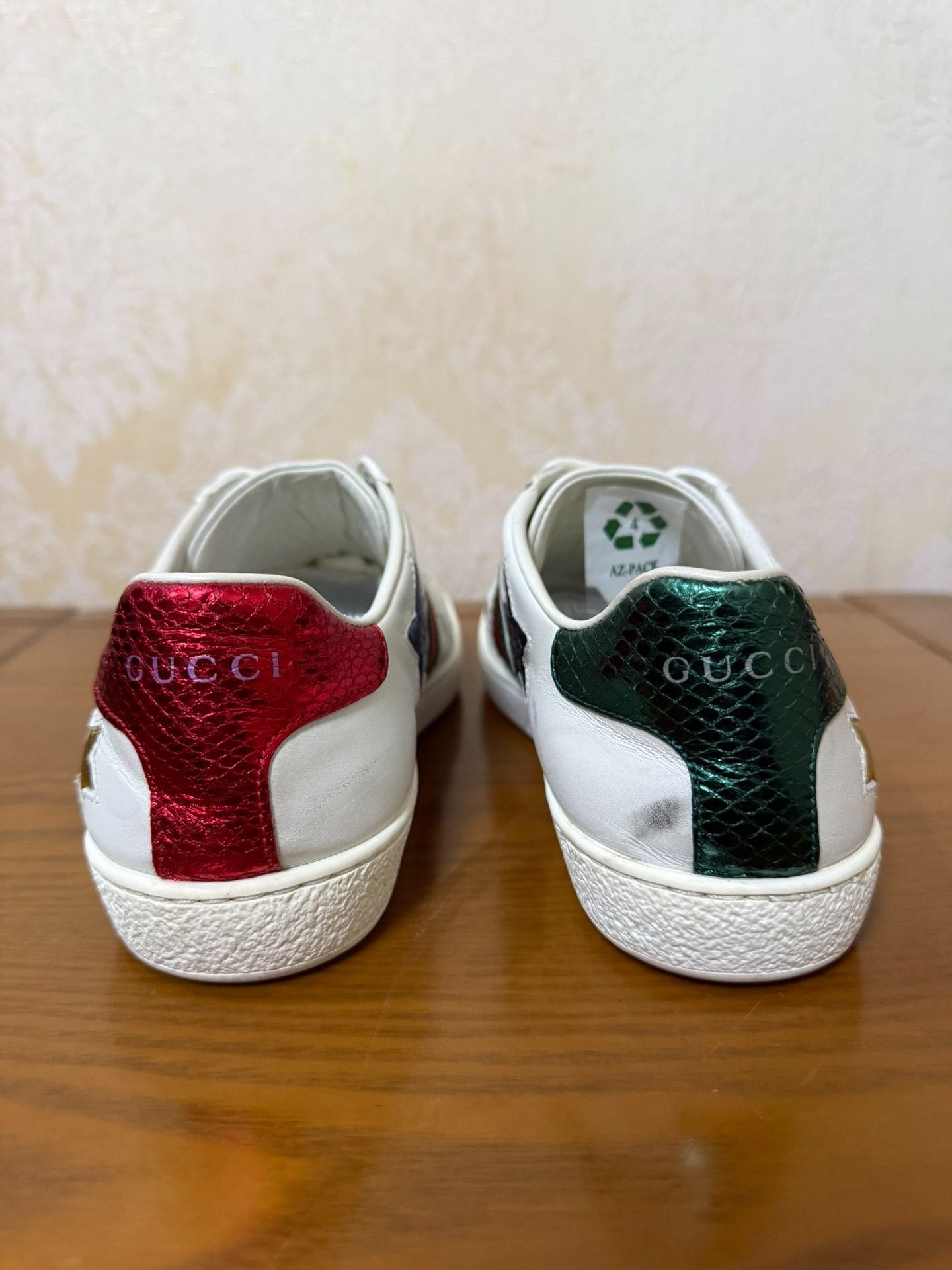 Gucci Gucci White Lowtop Sneakers us_6 Women Size US 6 / IT 36 - 3 Thumbnail
