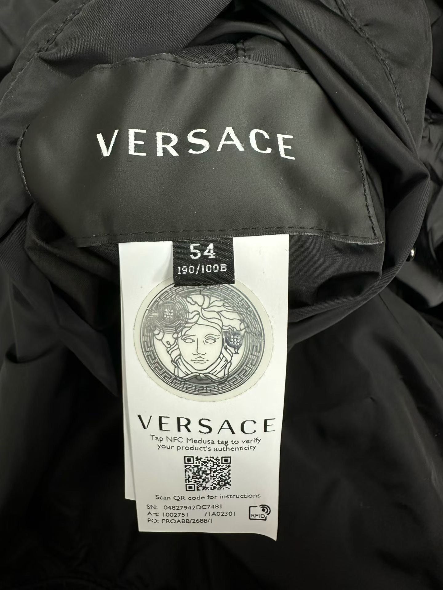 Versace Versace Down Heavy Coat l Men Size US L / EU 52-54 / 3 - 5 Thumbnail