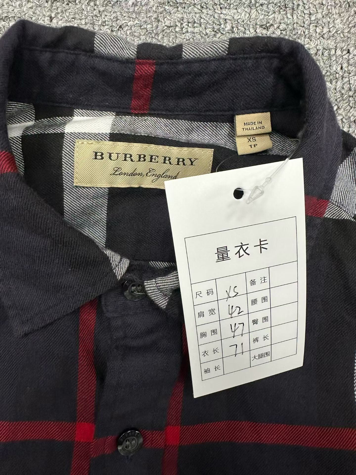 Burberry Burberry Plaid Shirt xs Men Size US XS / EU 42 / 0 - 2 Thumbnail