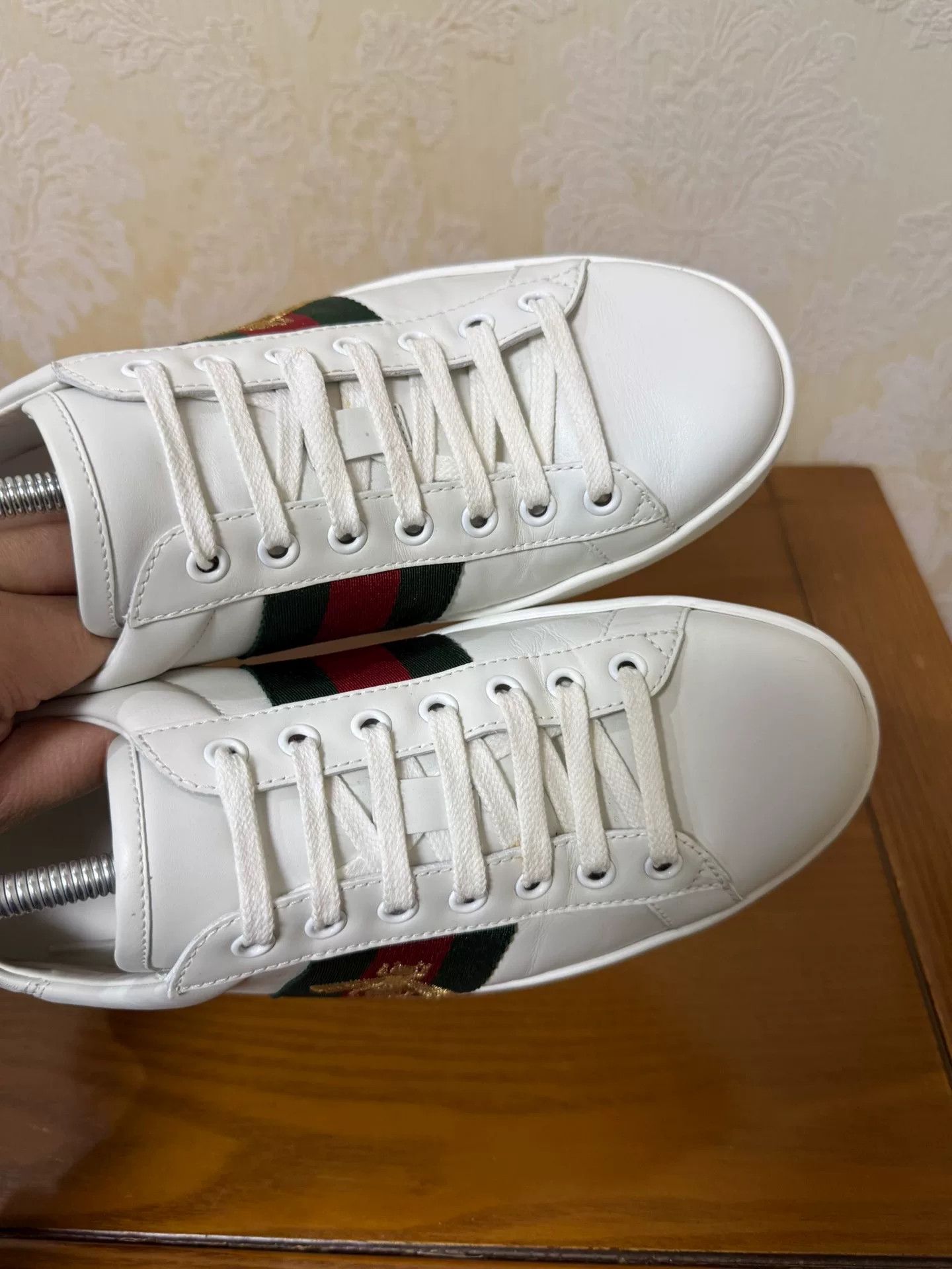 Gucci Gucci White Lowtop Sneakers 41 Men Size US 8.5 / EU 41-42 - 5 Thumbnail