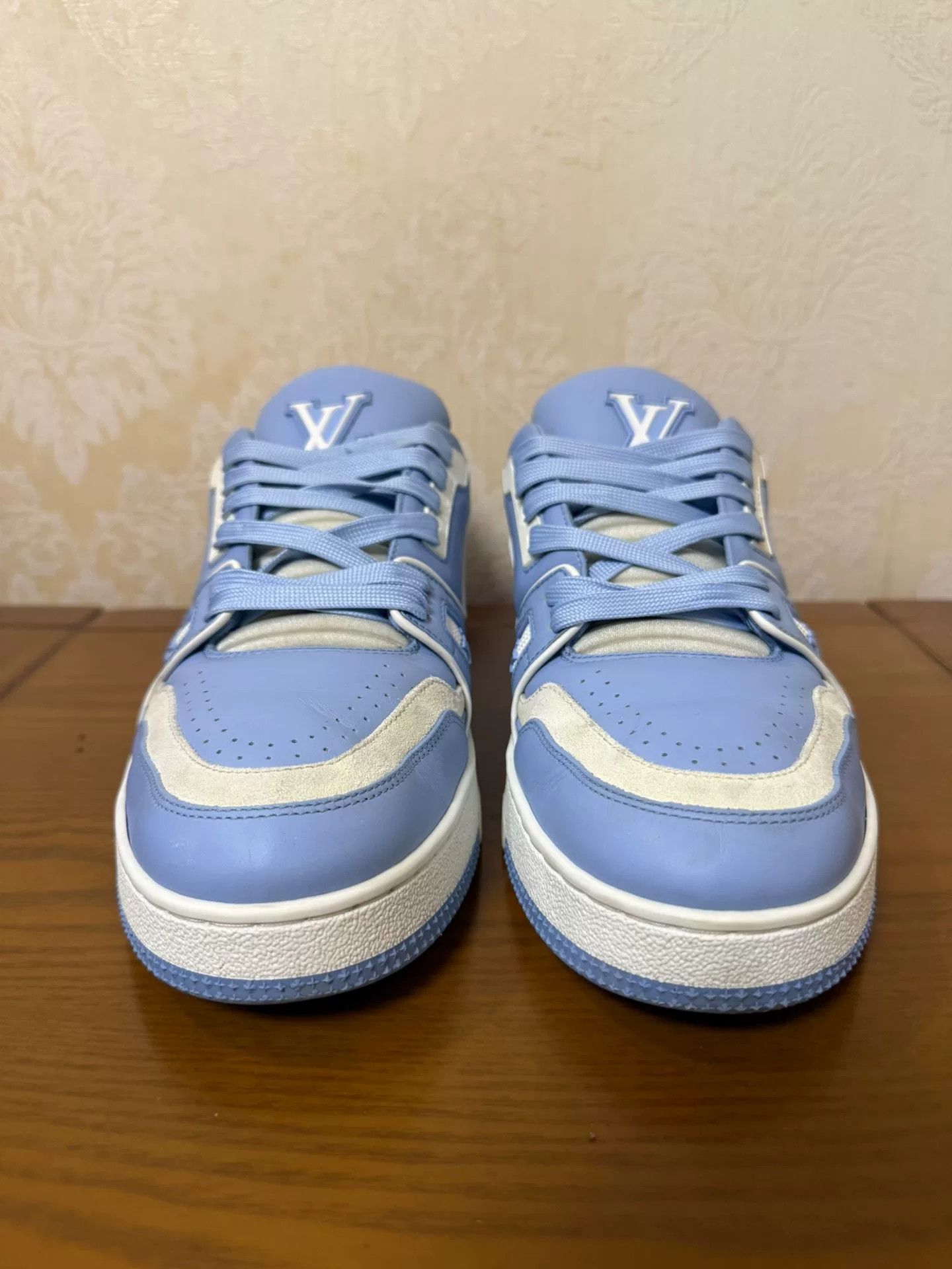Louis Vuitton Louis Vuitton Training Blue Lowtop Sneakers 41 Men Size US 8.5 / EU 41-42 - 2 Thumbnail