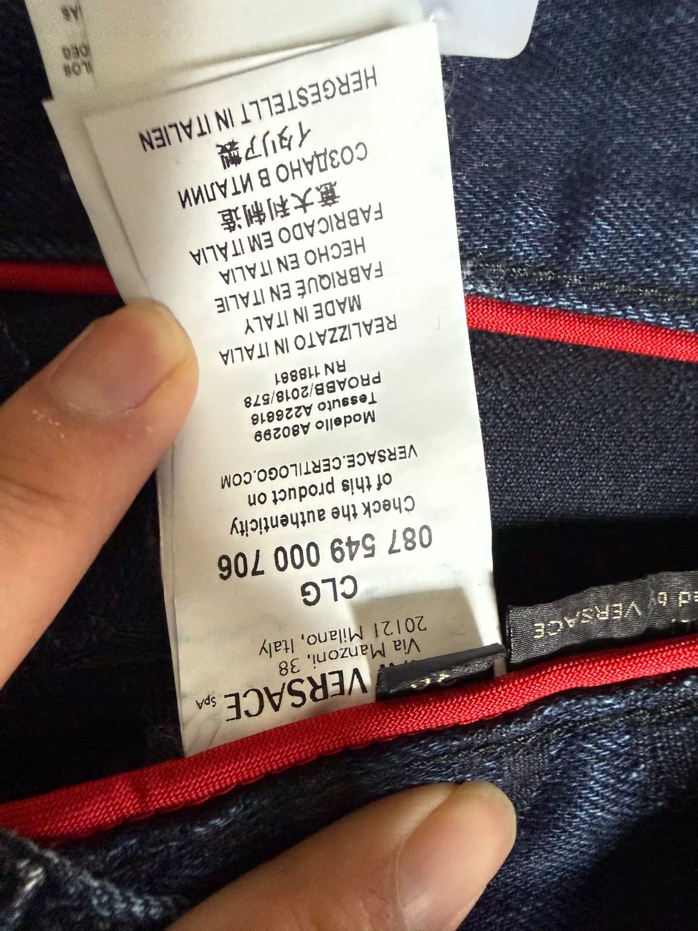 Versace Versace Denim Slim Blue Jeans 30 Women Size 30" / US 8 / IT 44 - 4 Thumbnail