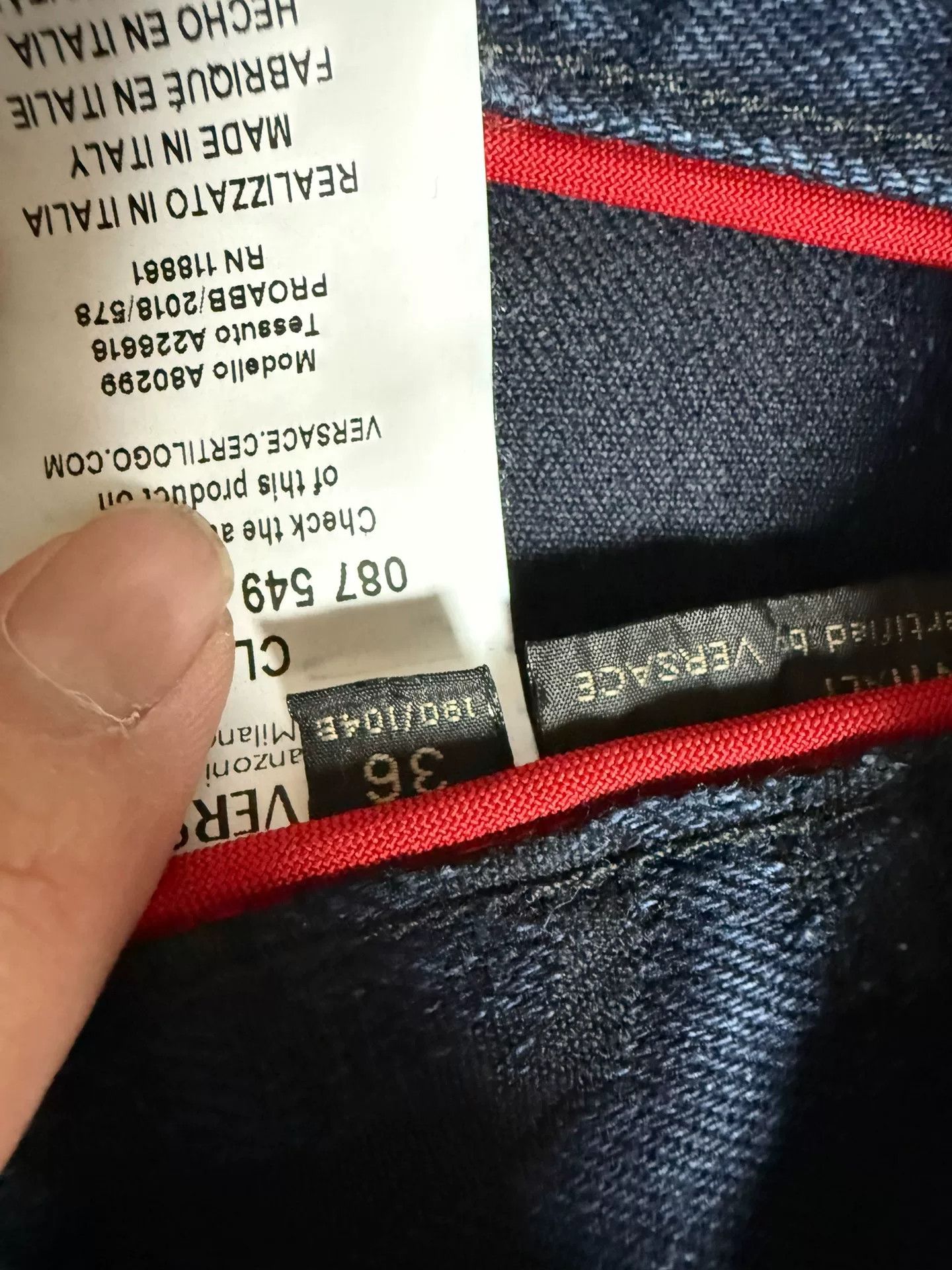 Versace Versace Denim Slim Blue Jeans 30 Women Size 30" / US 8 / IT 44 - 5 Thumbnail