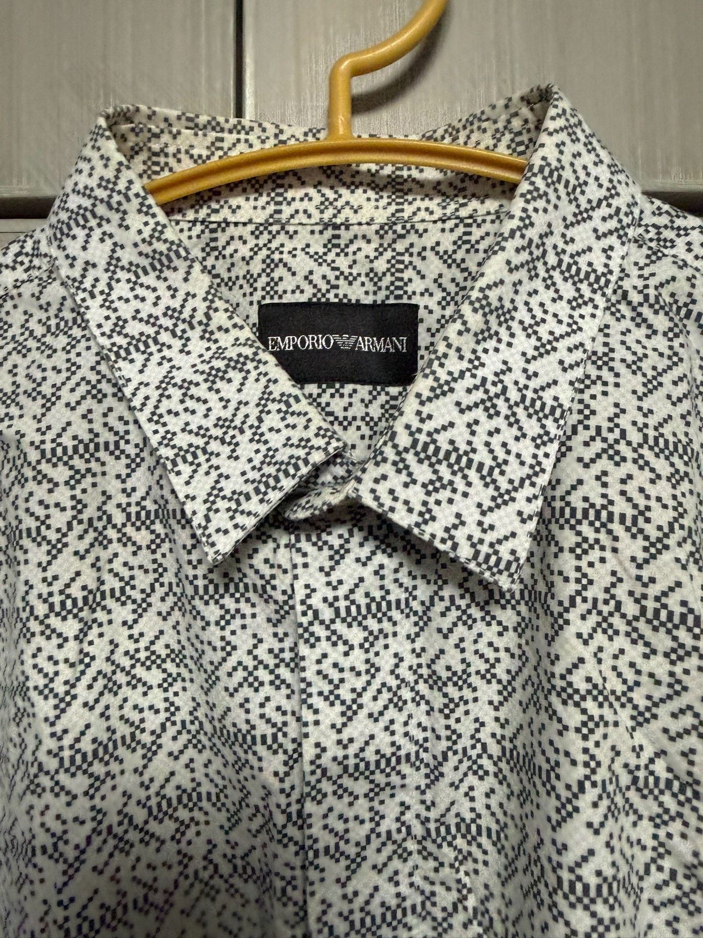 Armani Armani Cotton Orange Shirt xxs Men Size US XXS / EU 40 - 6 Thumbnail