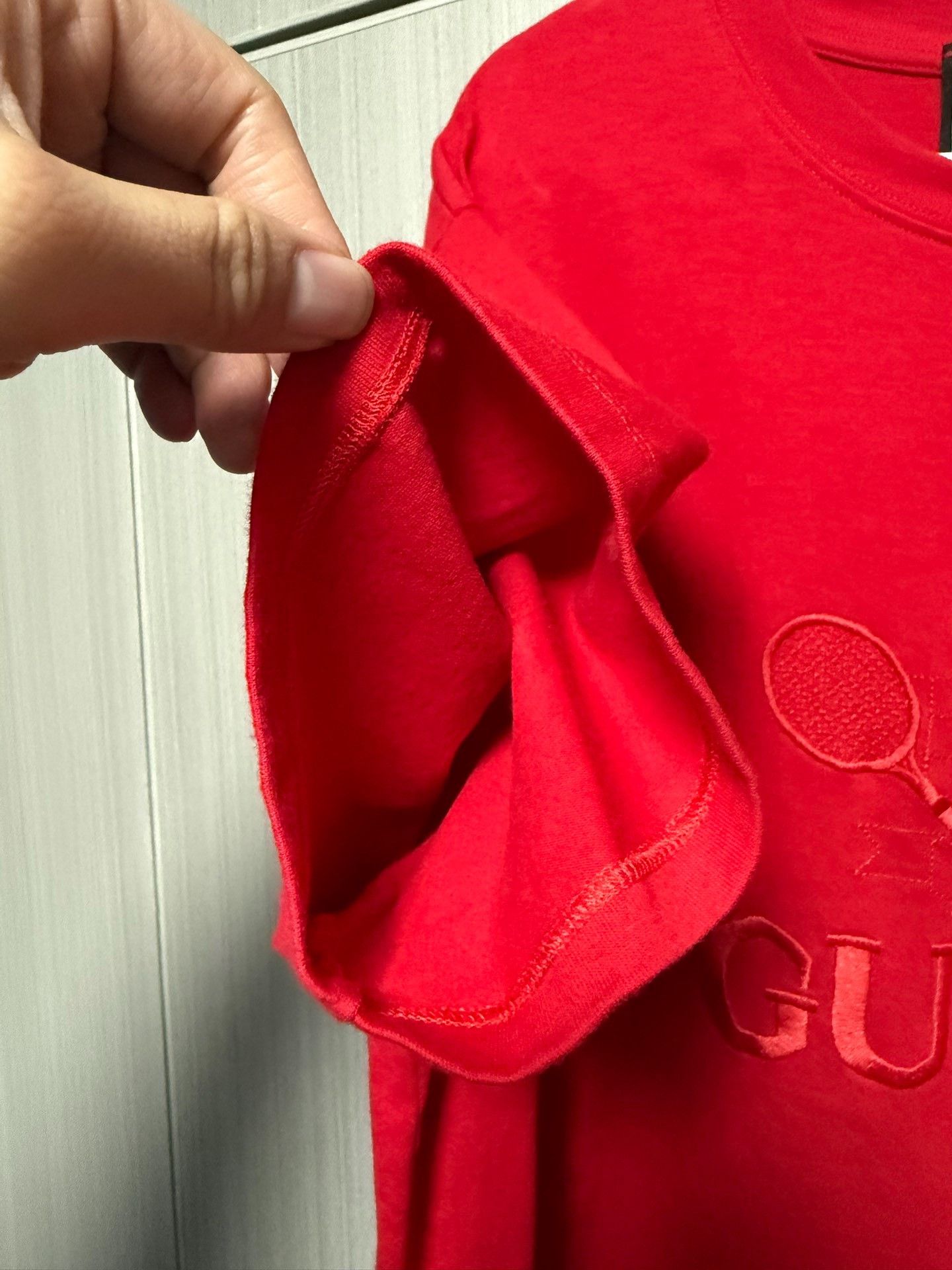 Gucci Gucci Tennis Embroidered Red T-Shirt m Men Size US M / EU 48-50 / 2 - 4 Thumbnail