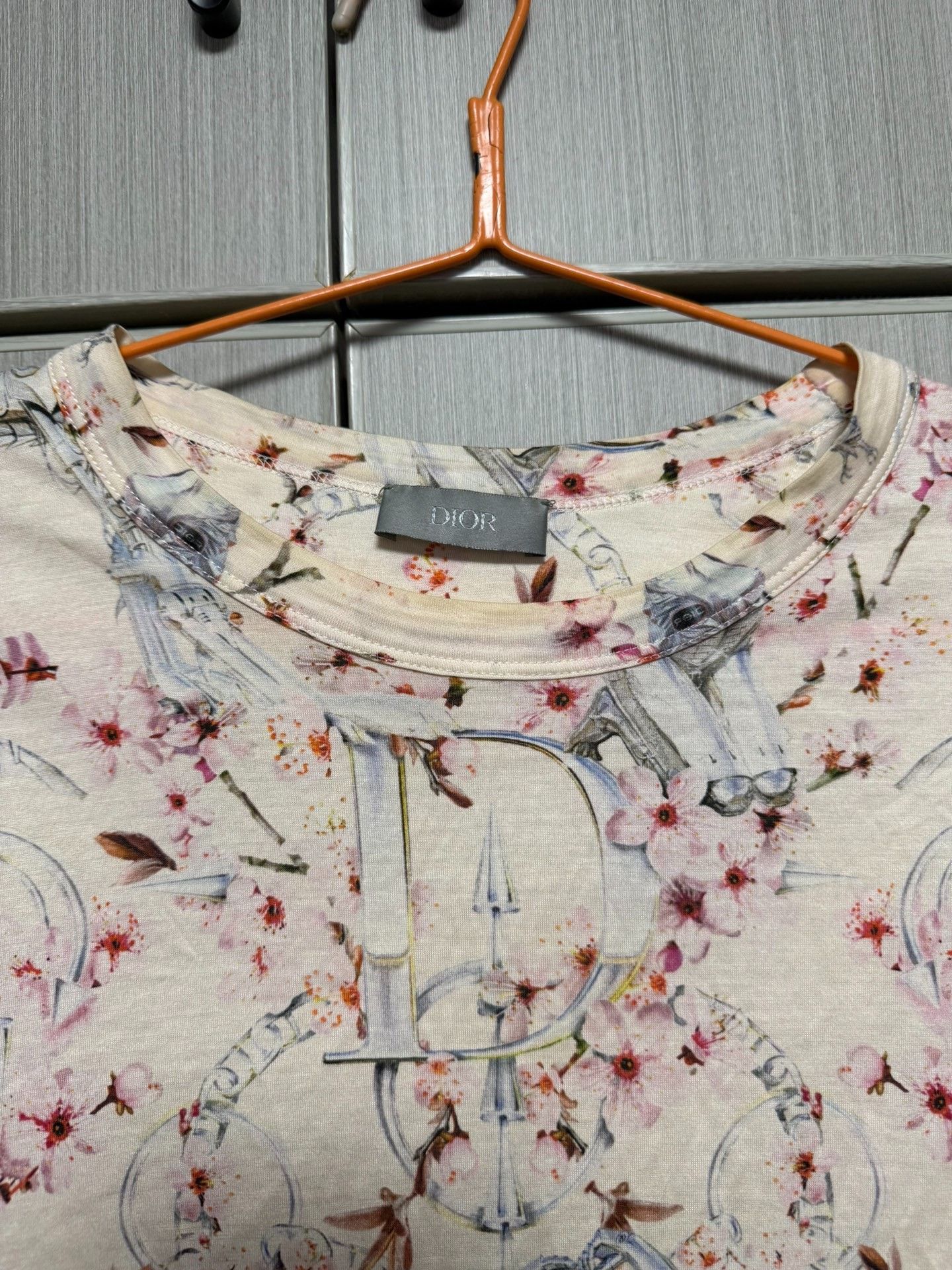 Dior Dior Collab Orange T-Shirt s Men Size US S / EU 44-46 / 1 - 7 Thumbnail
