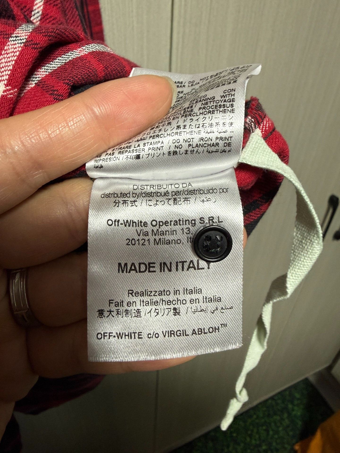 Off-White Off-White Plaid White Shirt xs Men Size US XS / EU 42 / 0 - 6 Thumbnail