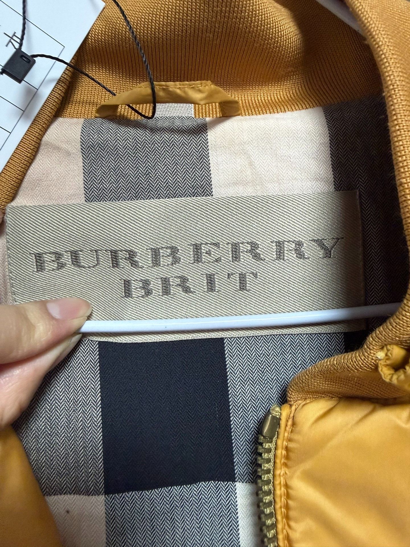 Burberry Burberry Down Plaid Orange Heavy Coat xl Men Size US XL / EU 56 / 4 - 7 Thumbnail