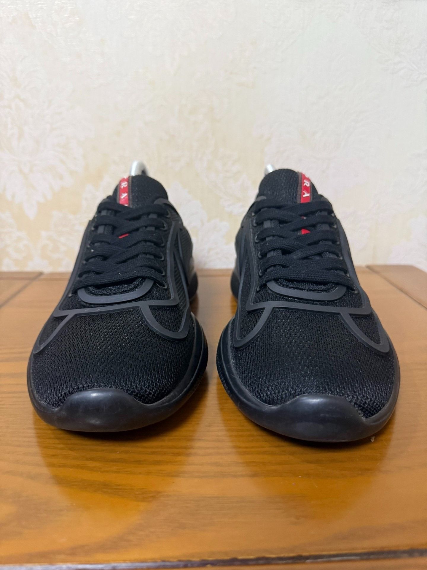 Prada Prada Mesh Orange Lowtop Sneakers 42 Men Size US 9 / EU 42 - 2 Thumbnail