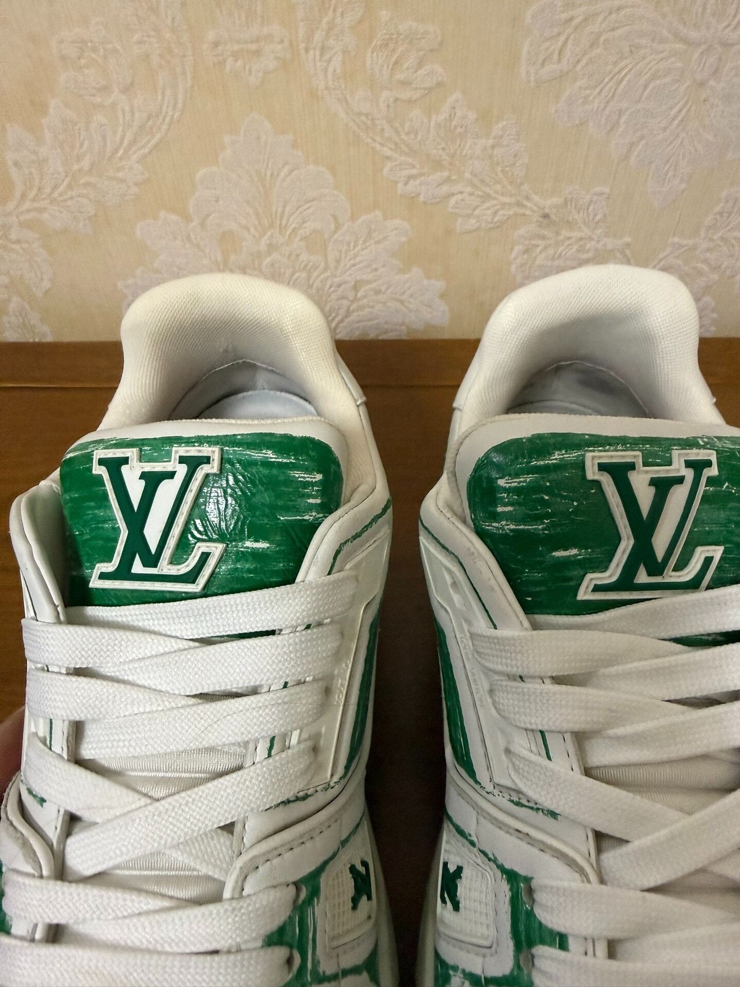 Louis Vuitton Louis Vuitton Training Green Lowtop Sneakers 41 Men Size US 8.5 / EU 41-42 - 7 Thumbnail