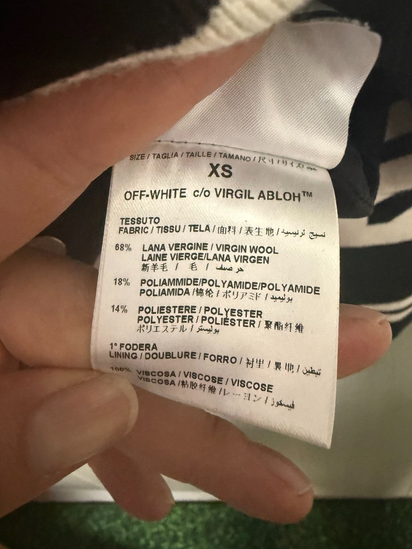 Off-White Off-White Wool White Light Jacket xs Men Size US XS / EU 42 / 0 - 6 Thumbnail