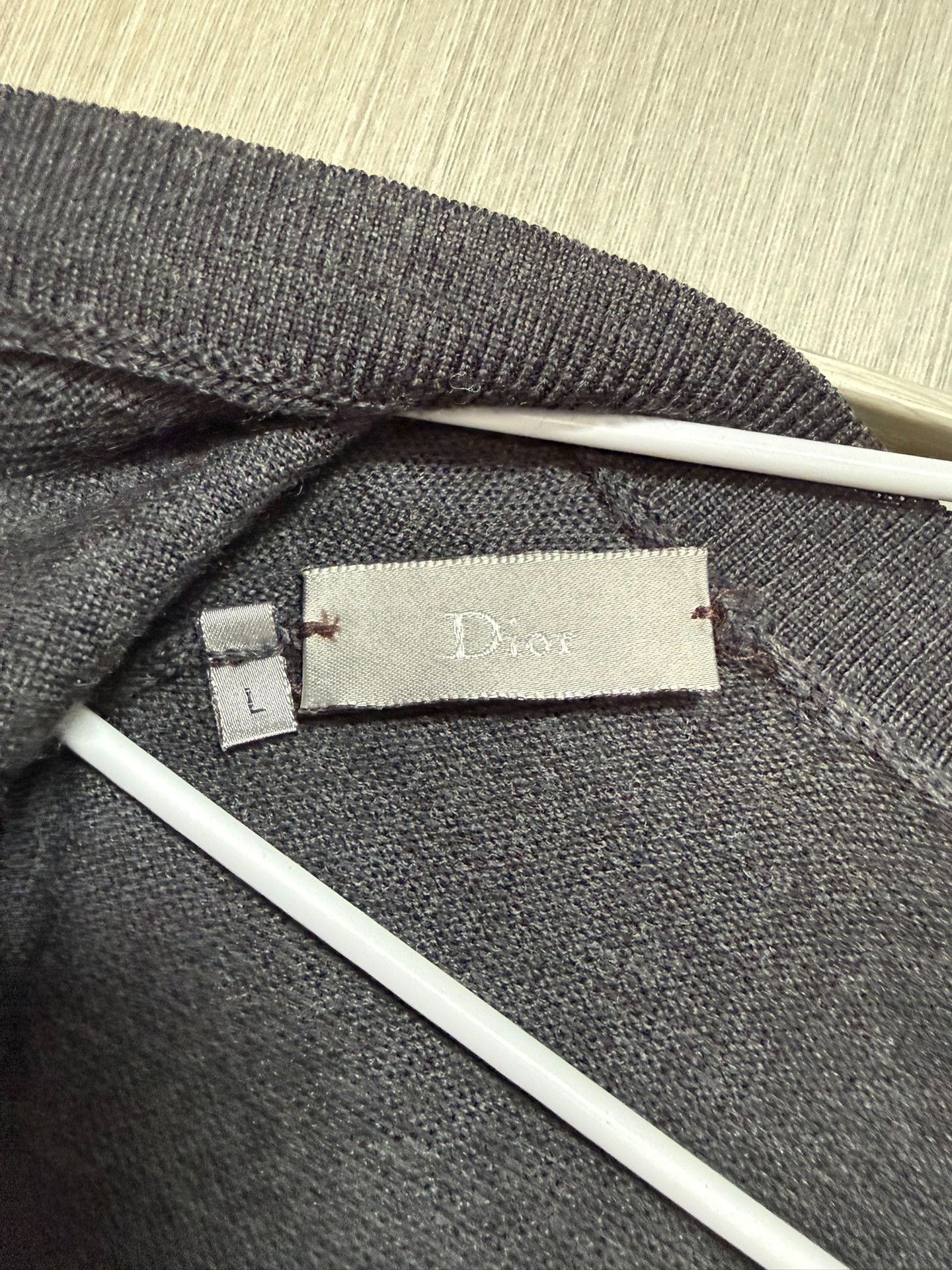 Dior Dior Wool Gray Sweater L Women Size L / US 10 / IT 46 - 5 Thumbnail