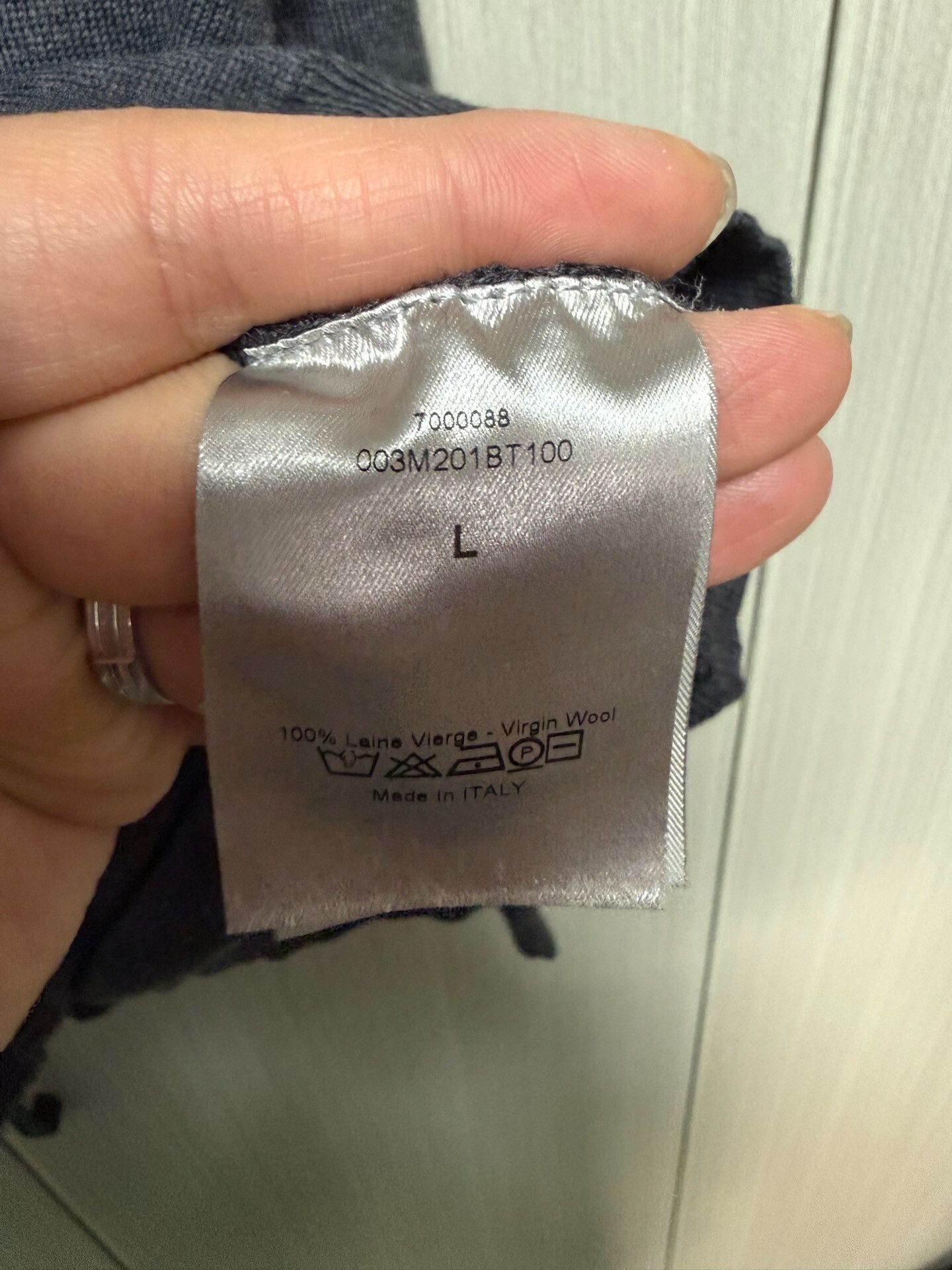 Dior Dior Wool Gray Sweater L Women Size L / US 10 / IT 46 - 4 Thumbnail
