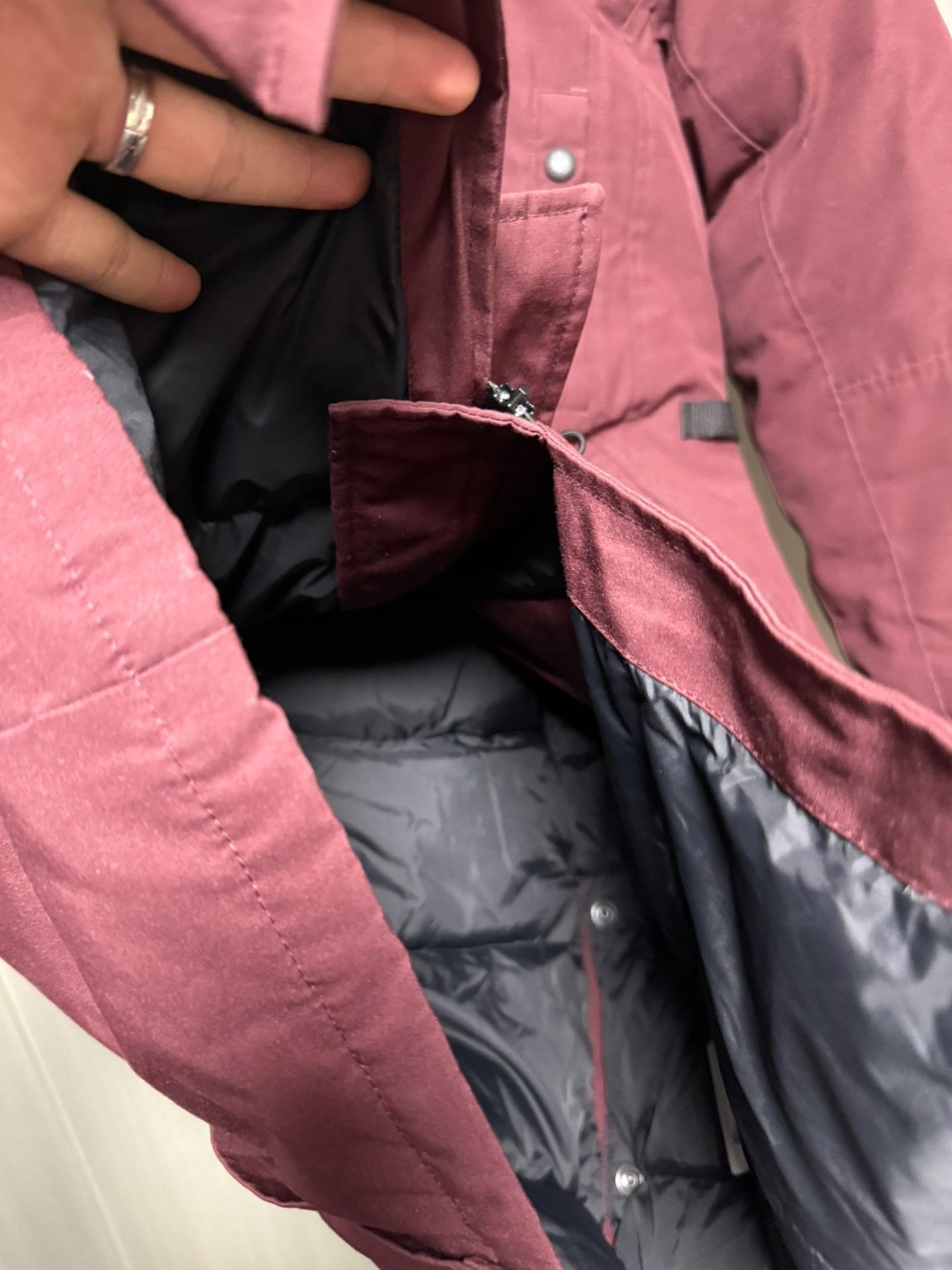 Canada Goose Canada Goose Down Long Red Down Jacket S Women Size S / US 4 / IT 40 - 4 Thumbnail