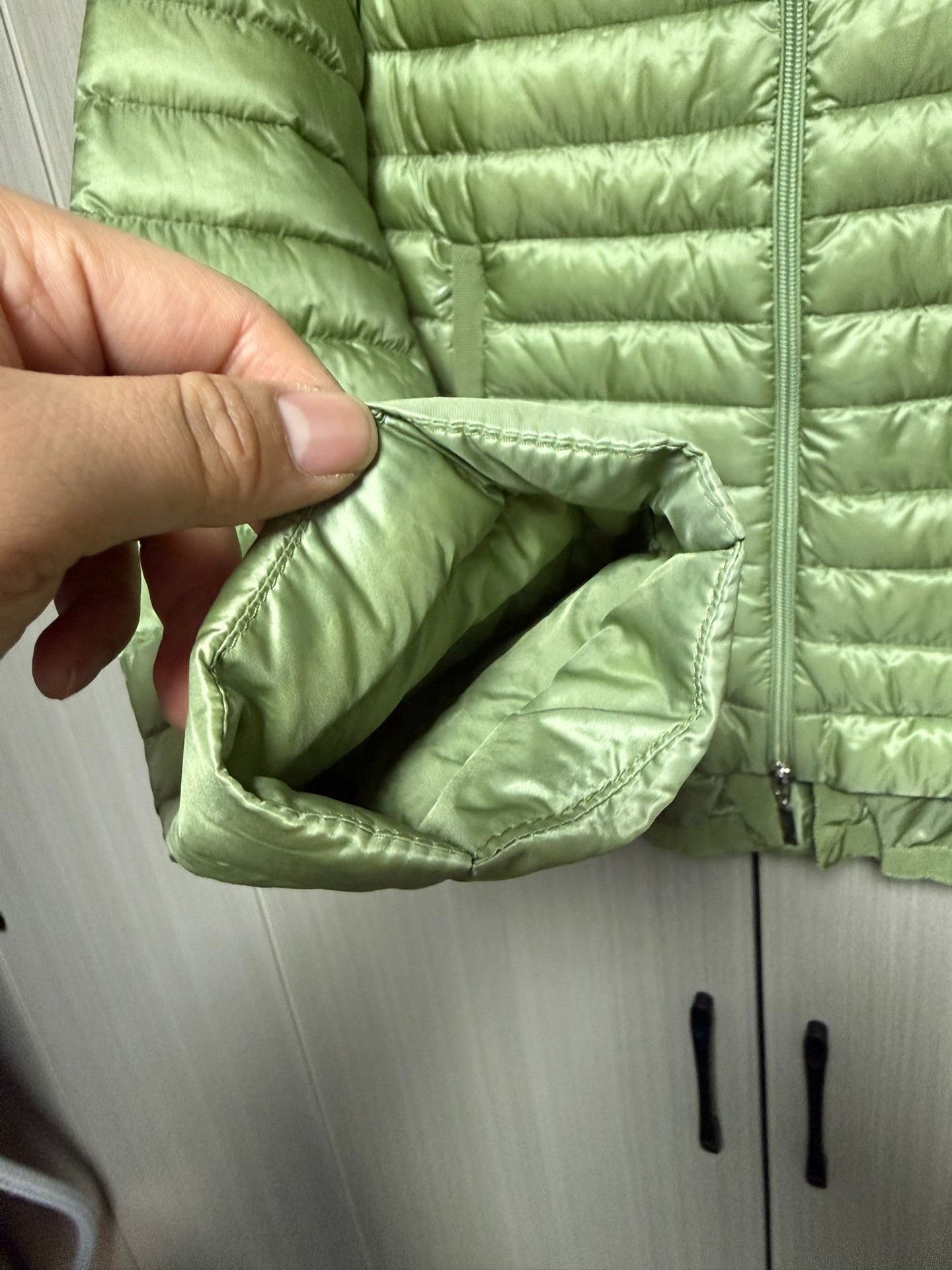 Moncler Moncler Down Green Down Jacket XS Women Size XS / US 0-2 / IT 36-38 - 3 Thumbnail