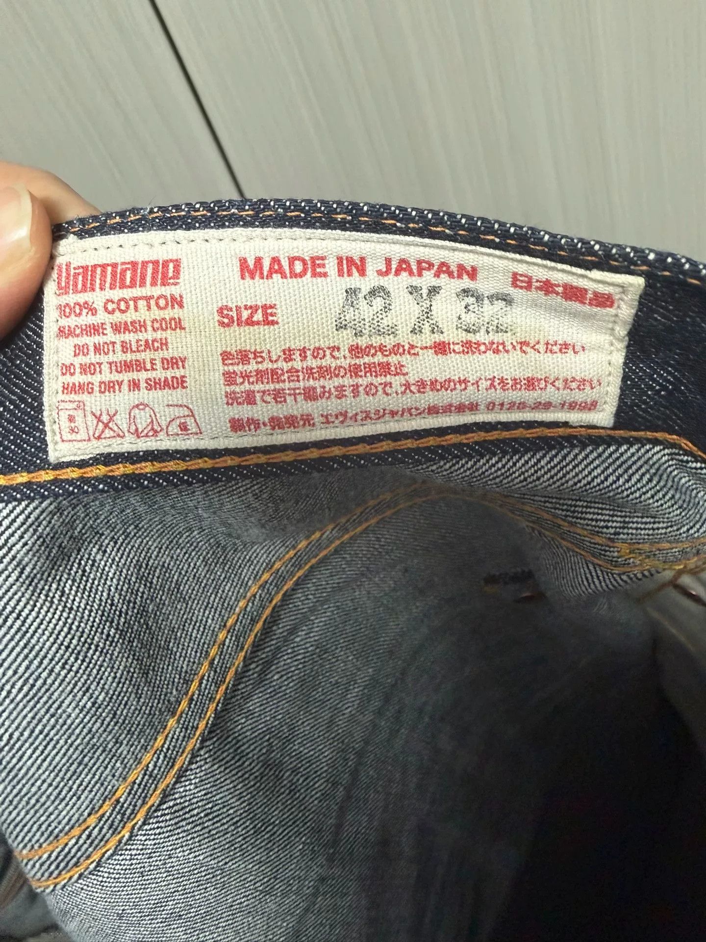 Evisu Evisu Denim Orange Denim Jeans 42 Men Size US 42 / EU 58 - 5 Thumbnail