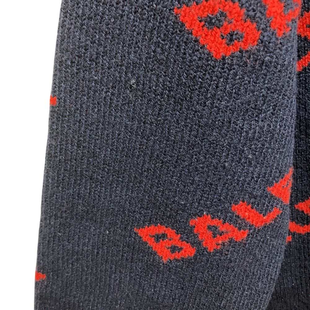 Balenciaga Balenciaga Balenciaga Logo Jacquard Knit Sweater Textile Tops DUTY FREE for USA Size ONE SIZE - 11 Thumbnail