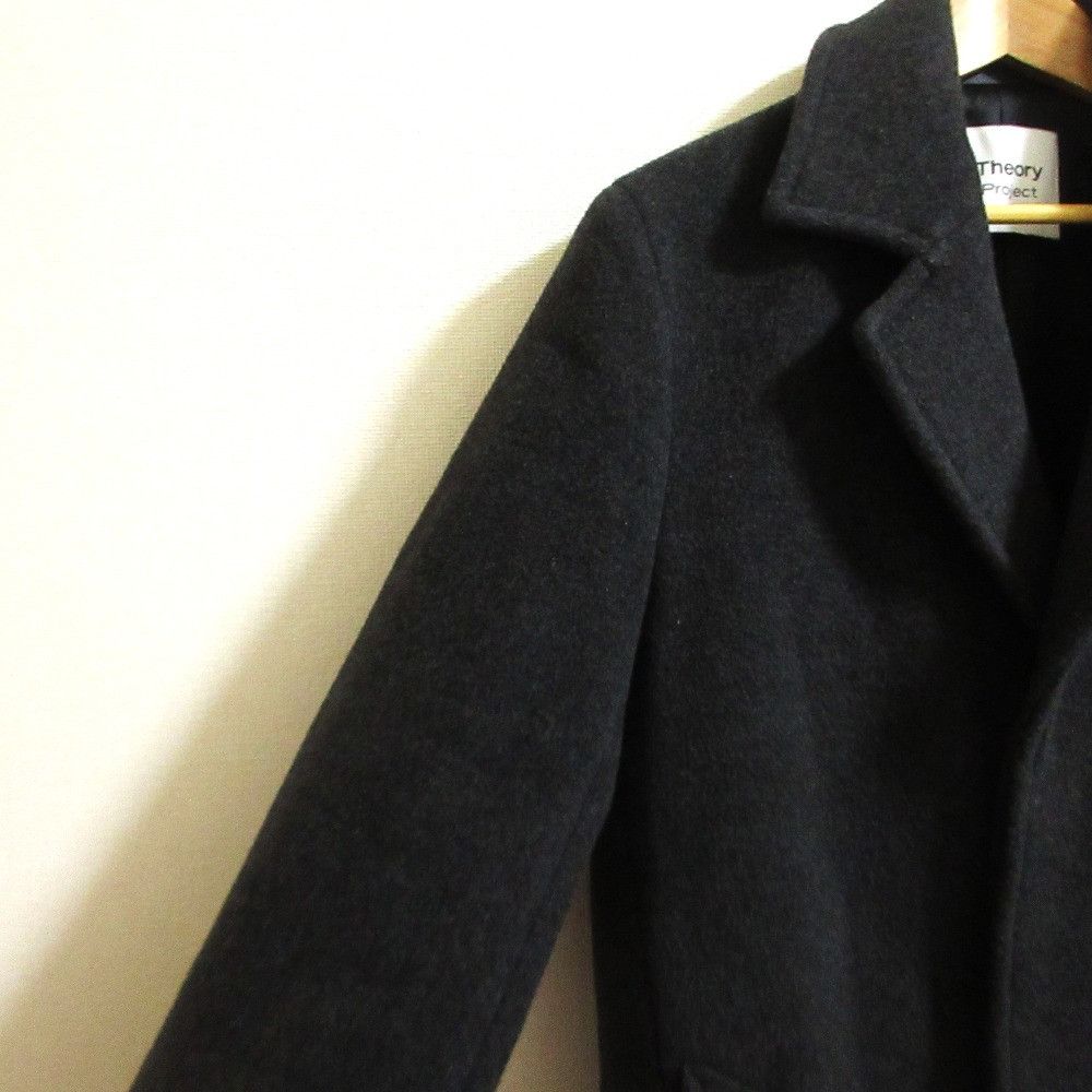 Theory Theory Theory Project Wool Long Coat Textile Outerwear MC02 DUTY FREE for USA Size ONE SIZE - 4 Thumbnail