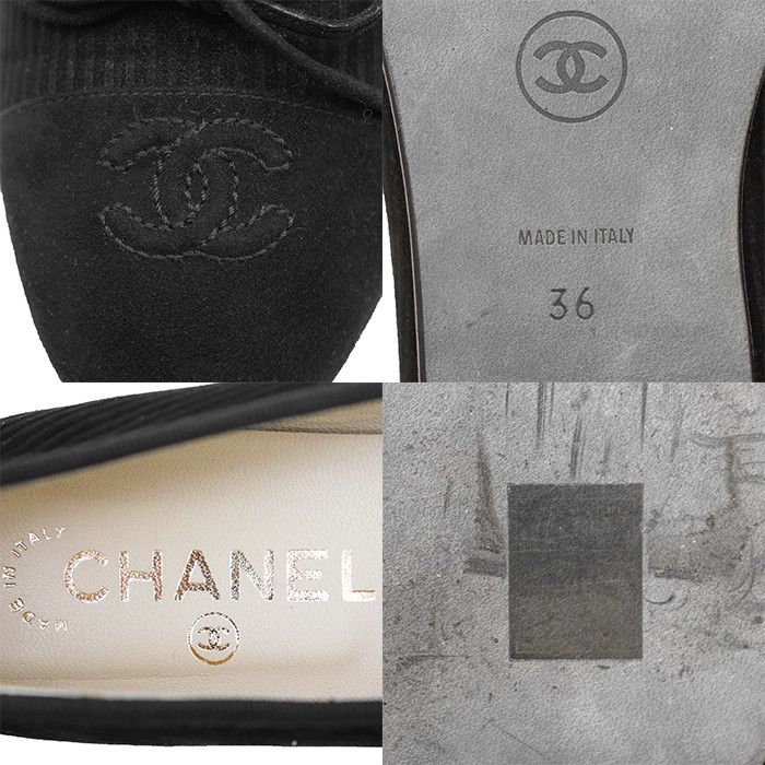 Chanel Chanel Chanel Leather Ballet Flats Leather Shoes DUTY FREE for USA Size ONE SIZE - 10 Thumbnail
