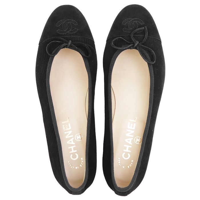 Chanel Chanel Chanel Leather Ballet Flats Leather Shoes DUTY FREE for USA Size ONE SIZE - 5 Thumbnail