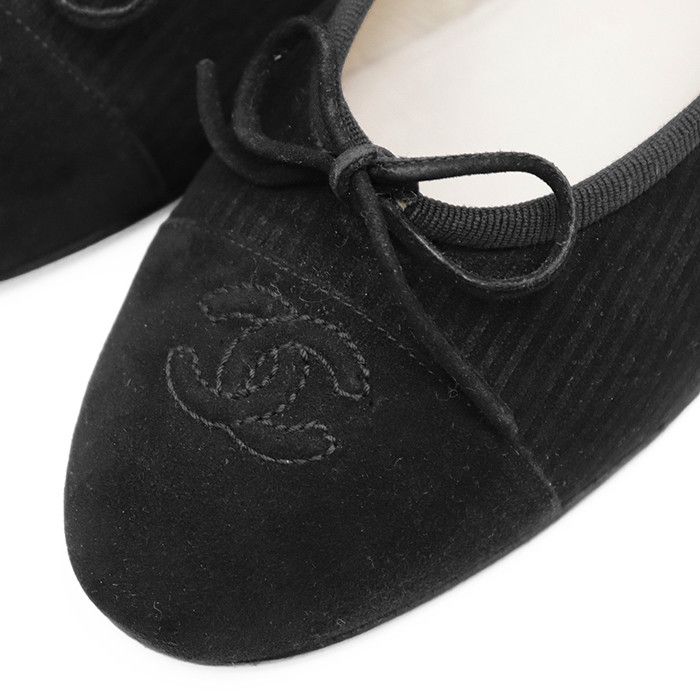 Chanel Chanel Chanel Leather Ballet Flats Leather Shoes DUTY FREE for USA Size ONE SIZE - 2 Thumbnail