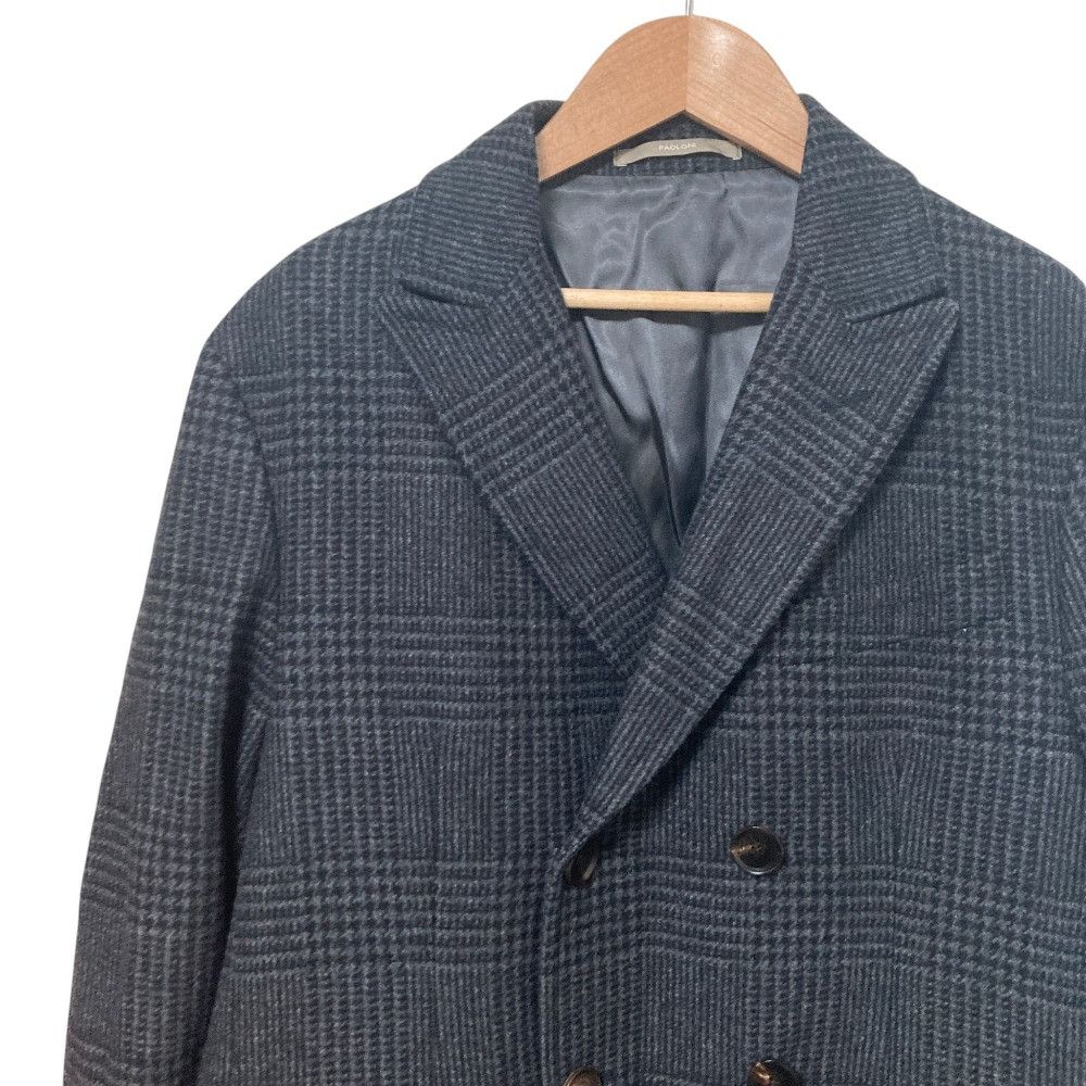 Other Other Paoloni Check Wool Coat Textile Outerwear DUTY FREE for USA Size ONE SIZE - 3 Thumbnail