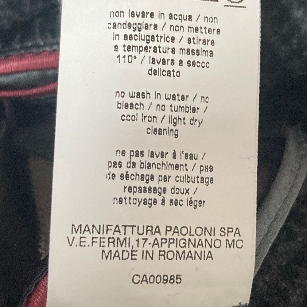 Other Other Paoloni Check Wool Coat Textile Outerwear DUTY FREE for USA Size ONE SIZE - 8 Thumbnail