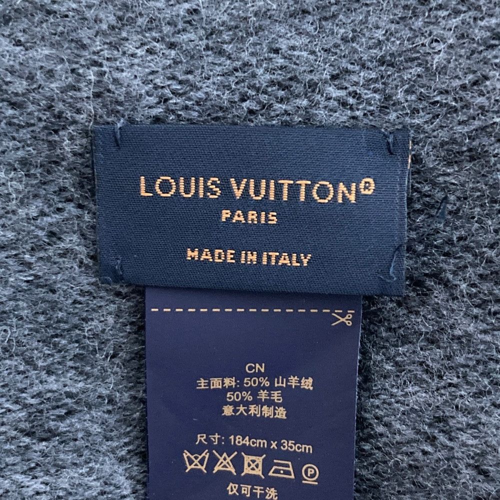 Louis Vuitton Louis Vuitton Louis Vuitton Monogram Gradient Fringe Scarf Textile Scarf M71607 DUTY FREE for USA Size ONE SIZE - 5 Thumbnail