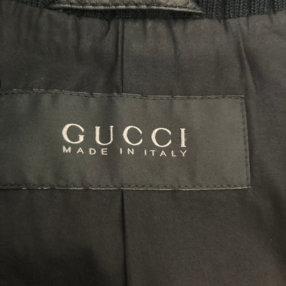 Gucci Gucci Gucci Cowhide Military Jacket Leather Outerwear DUTY FREE for USA Size ONE SIZE - 4 Thumbnail