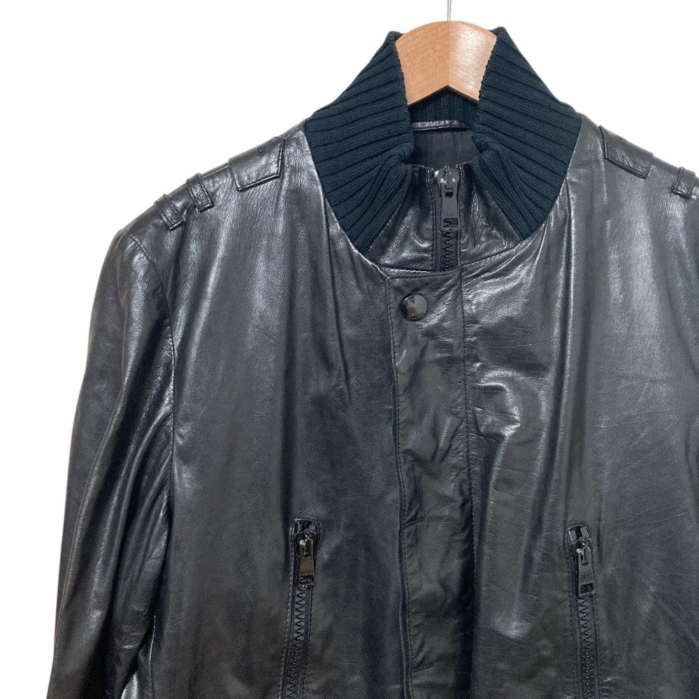 Gucci Gucci Gucci Cowhide Military Jacket Leather Outerwear DUTY FREE for USA Size ONE SIZE - 3 Thumbnail