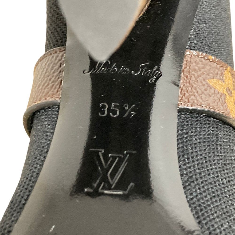 Louis Vuitton Louis Vuitton Louis Vuitton Silhouette Monogram Short Boots Textile Shoes DUTY FREE for USA Size ONE SIZE - 6 Thumbnail