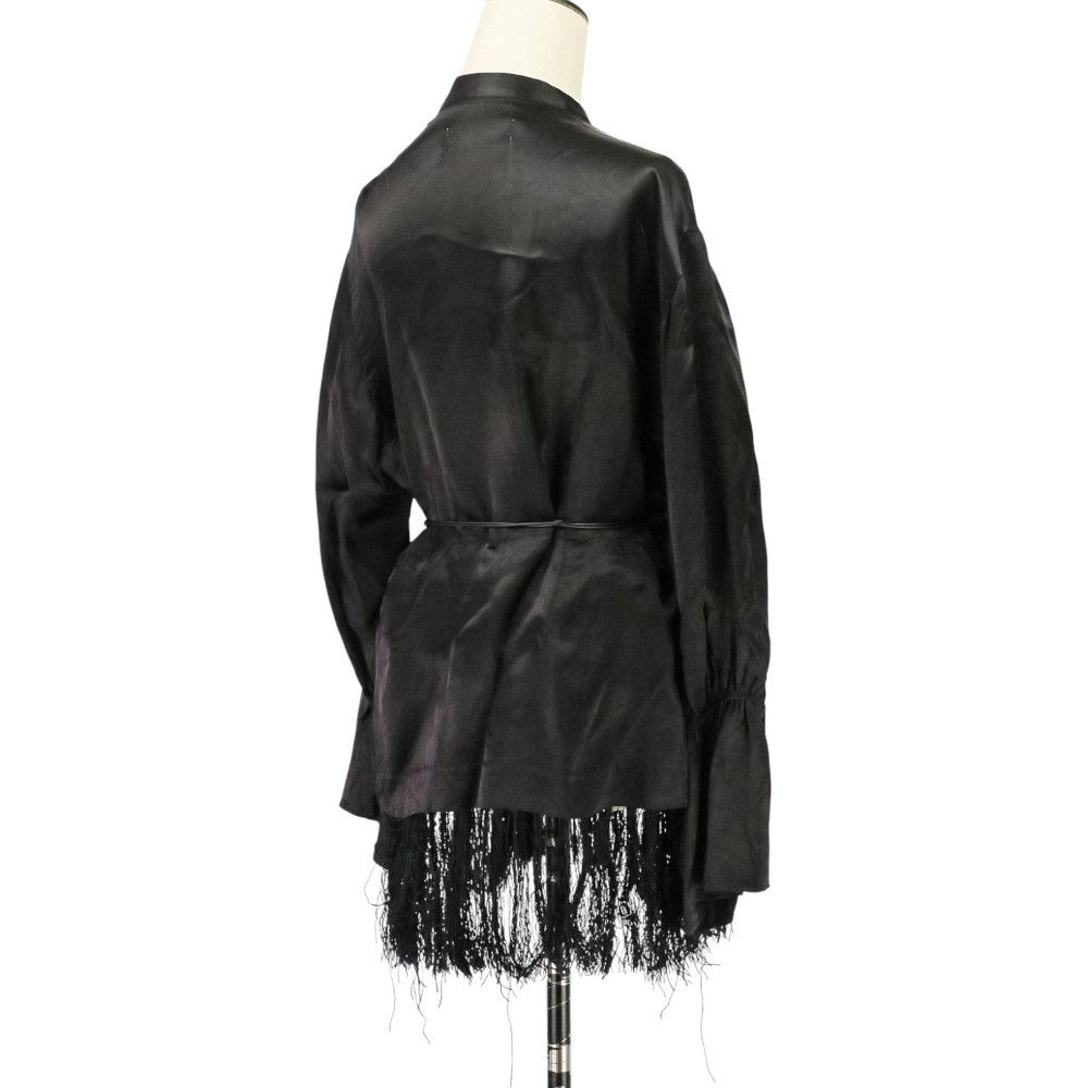 Other Other PONTI Cupro Fringe Satin Shirt Textile Tops DUTY FREE for USA Size ONE SIZE - 5 Thumbnail
