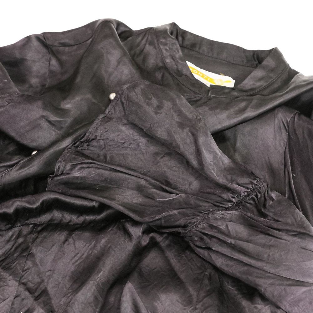 Other Other PONTI Cupro Fringe Satin Shirt Textile Tops DUTY FREE for USA Size ONE SIZE - 7 Thumbnail