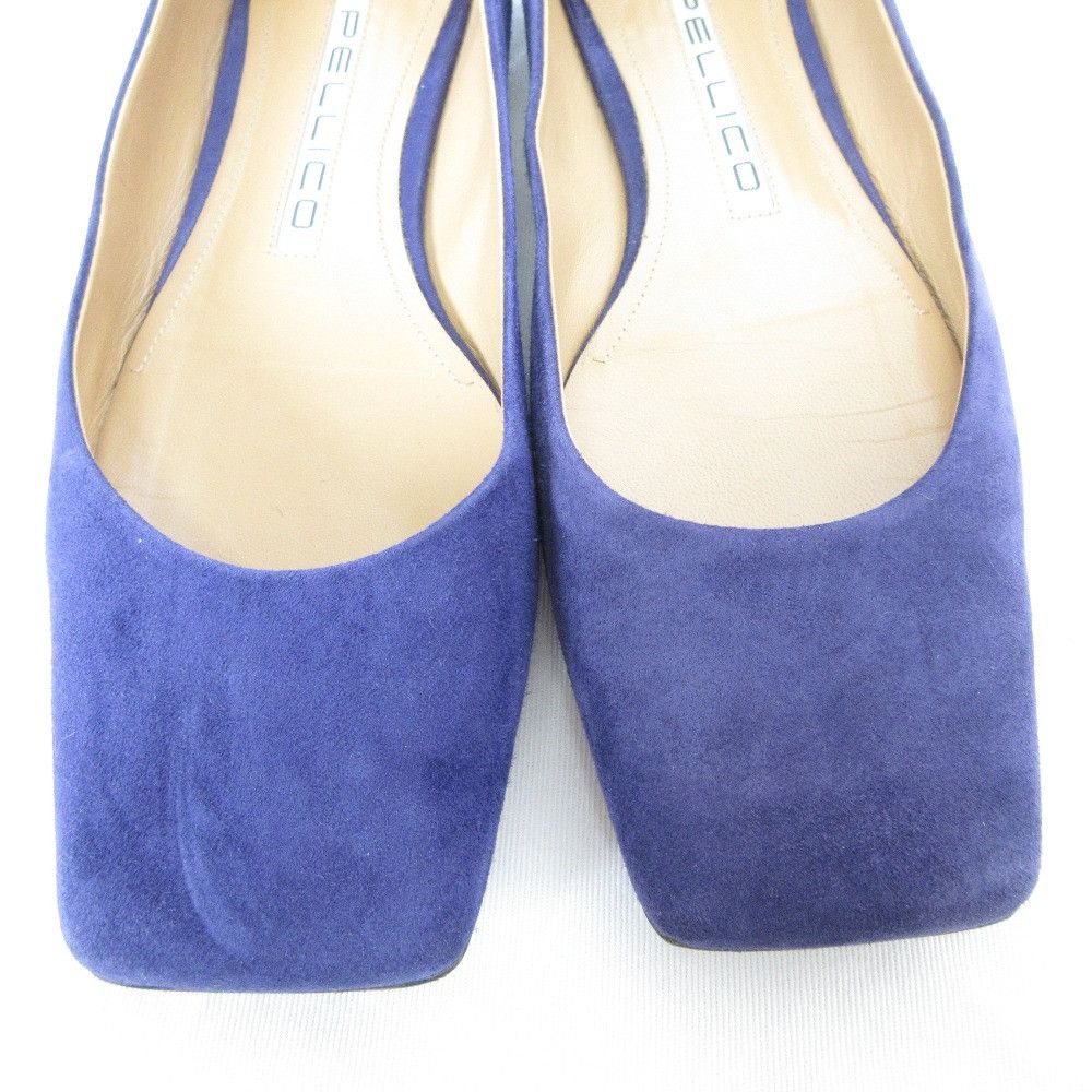 Other Other Pellico Suede Square Toe Pumps Leather Shoes DUTY FREE for USA Size ONE SIZE - 4 Thumbnail