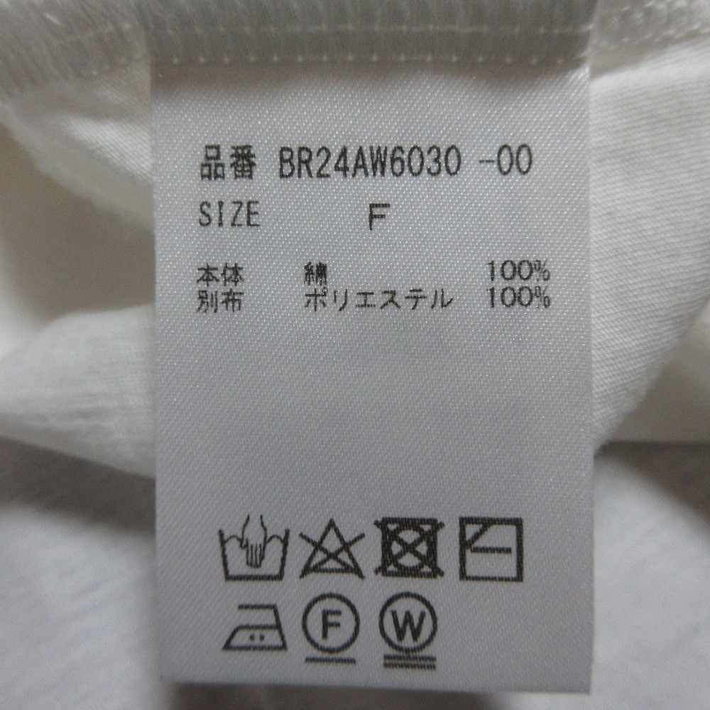 Other Other BRILL Sheer Cotton Cutsew Textile Tops BR24AW6030 DUTY FREE for USA Size ONE SIZE - 8 Thumbnail