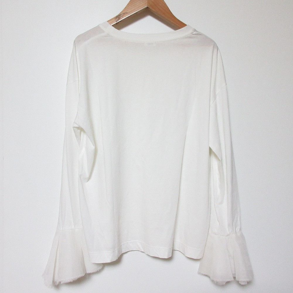 Other Other BRILL Sheer Cotton Cutsew Textile Tops BR24AW6030 DUTY FREE for USA Size ONE SIZE - 4 Thumbnail